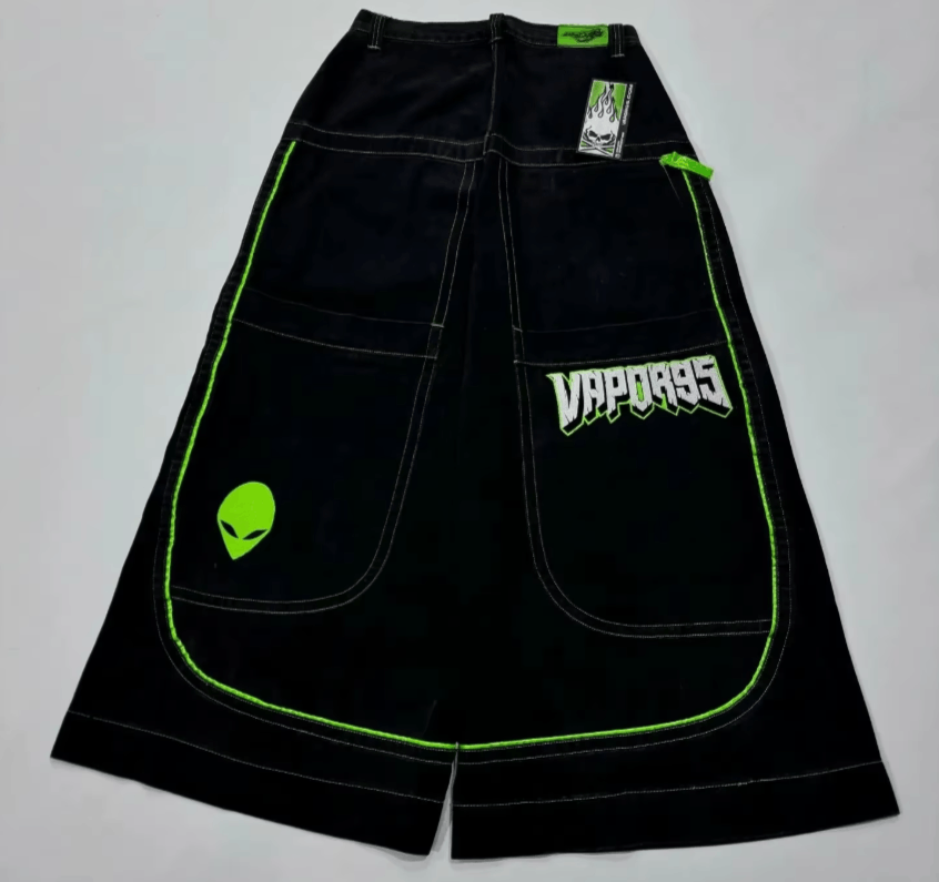 Japanese Brand 11 Embroidery Mopping Jeans Big Pocket Oversize Size US 32 / EU 48 - 9 Thumbnail