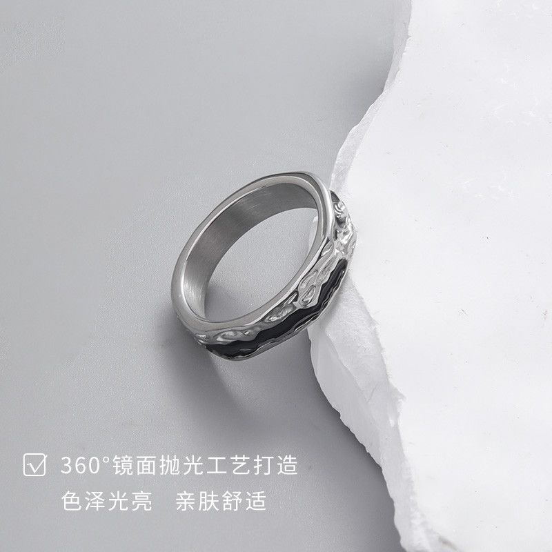 Jewelry Modern Jewelry Rings Open Size Chrome Ring (Size 7-13) Size ONE SIZE - 4 Thumbnail
