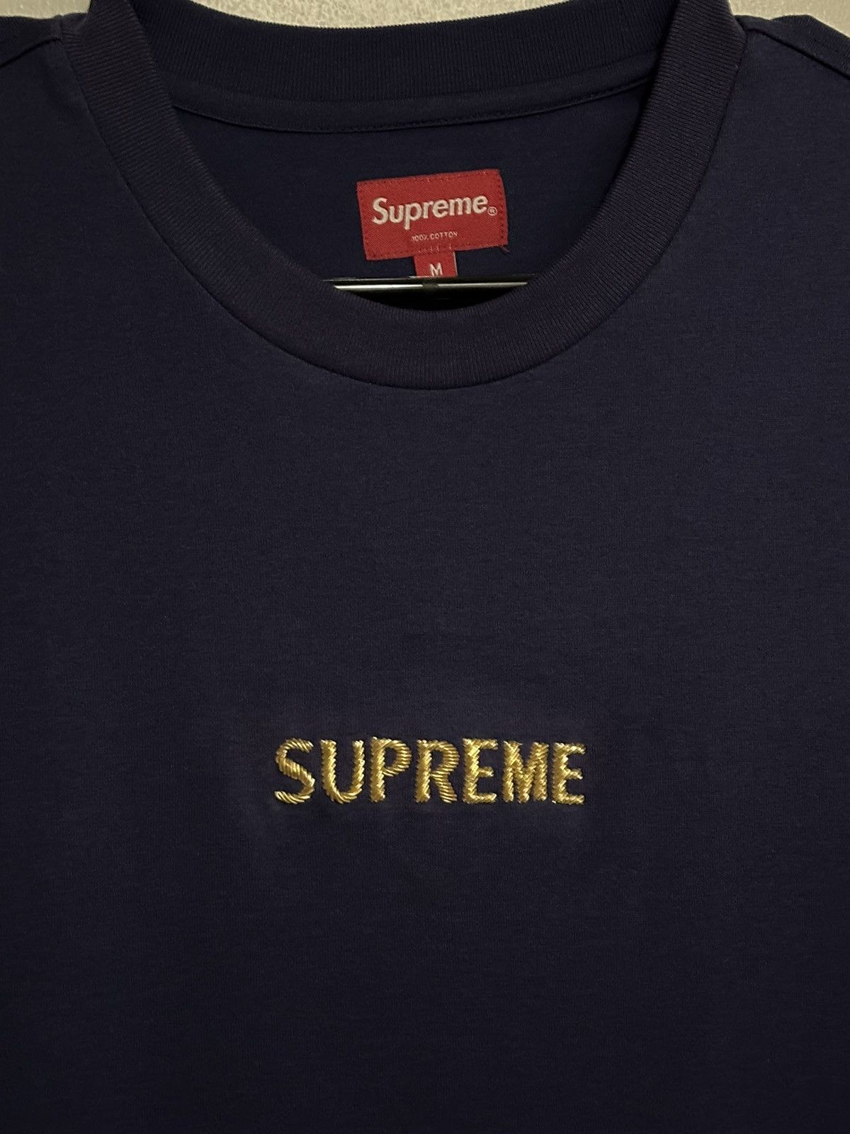 Supreme Supreme Bullion Logo S/S Top Tee Size US M / EU 48-50 / 2 - 2 Thumbnail
