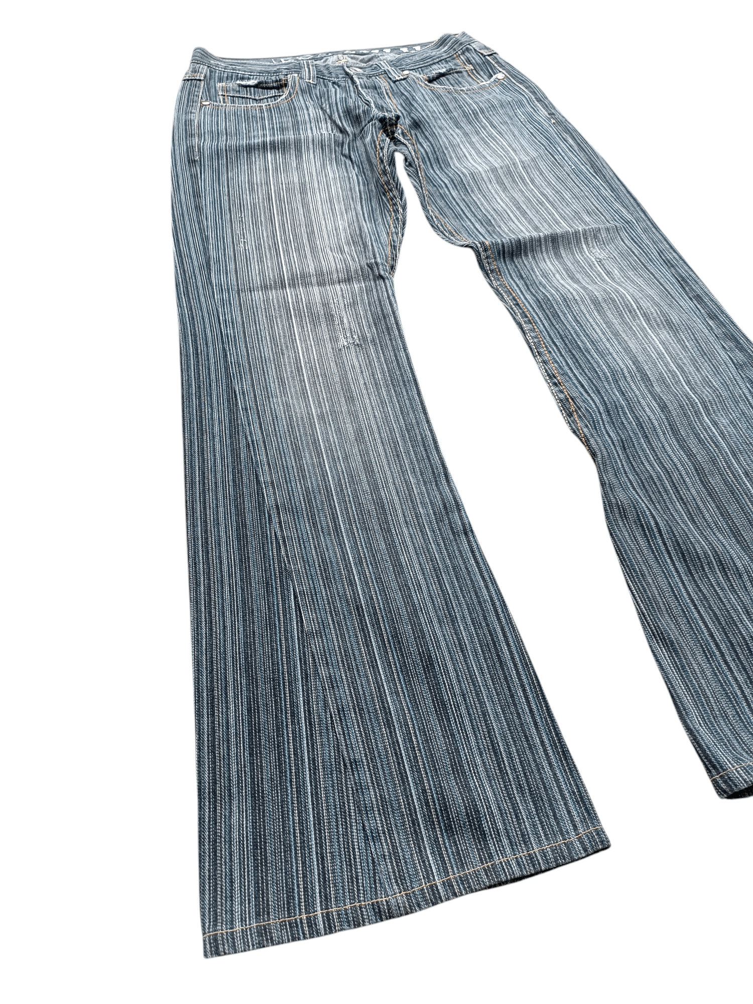 Jean 🔥 Flare Hickory IKKA Nice Design & Rare 🔥 Size US 33 - 3 Thumbnail