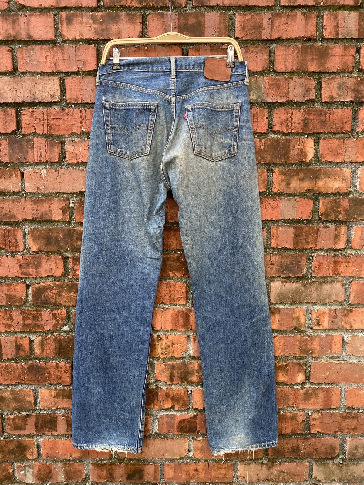 Levi's Vintage Clothing W31x33 Vintage levi's 503B redline big E distressed JAPAN Size US 31 - 2 Thumbnail