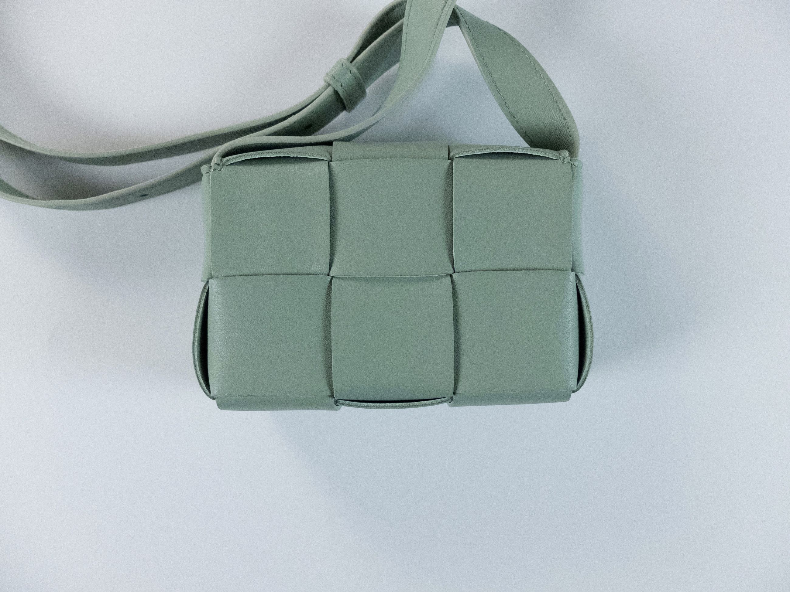 Bottega Veneta BOTTEGA VENETA Candy Cassette green lamb leather mini bag Size ONE SIZE - 7 Thumbnail