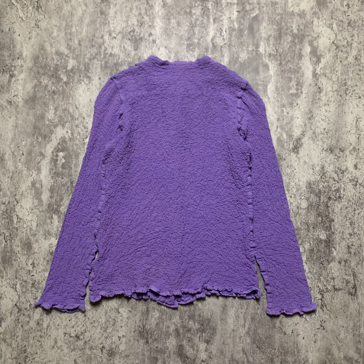 Homme Plisse Issey Miyake × Issey Miyake × Pleats Please Issey Miyake me ISSEY MIYAKE Crumple Pleats Button Up Size M / US 6-8 / IT 42-44 - 3 Thumbnail