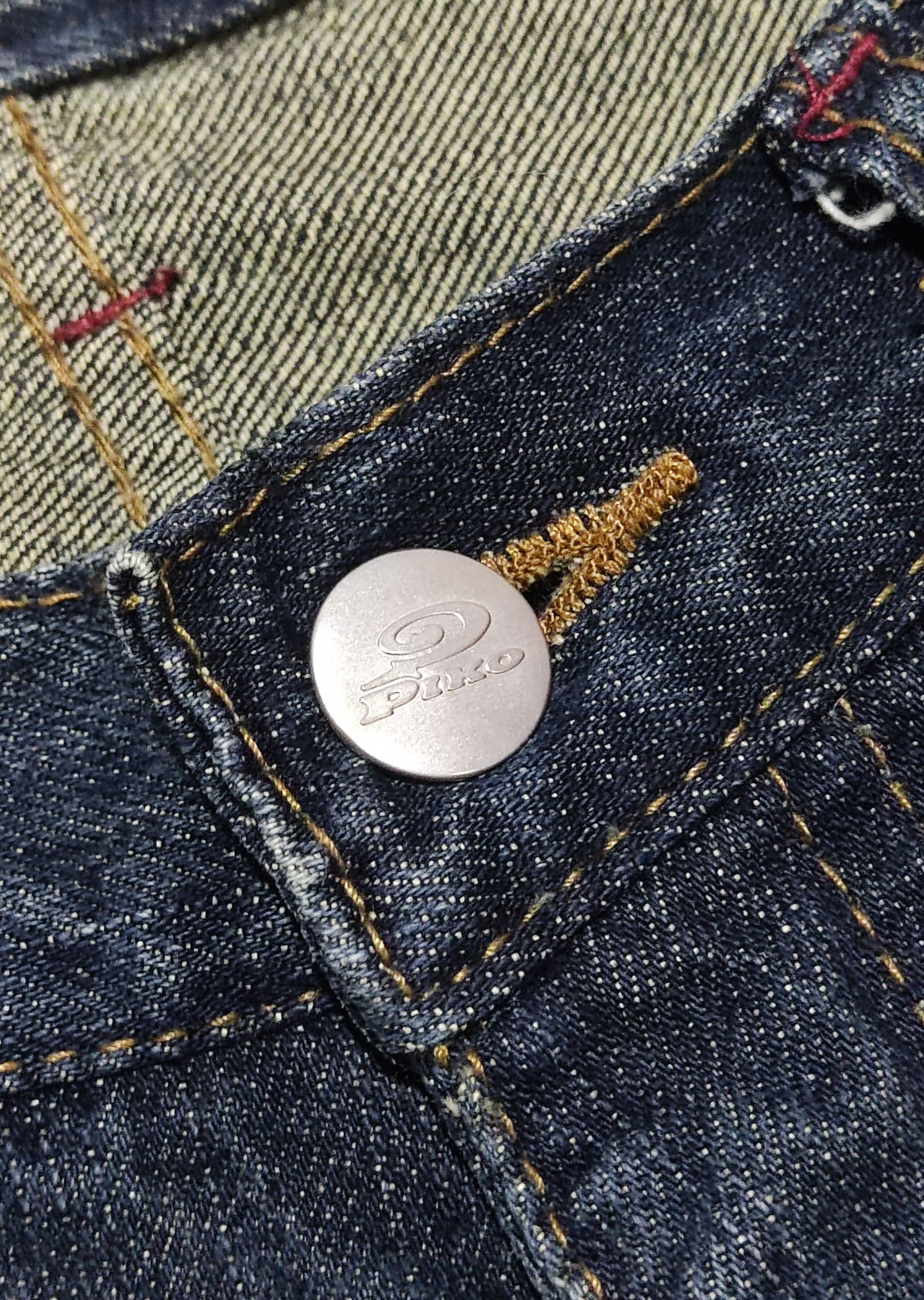 JNCO Piko JDM 3D Embossed Logo Denim Jorts Y2K Surf Skate Size US 31 - 6 Thumbnail