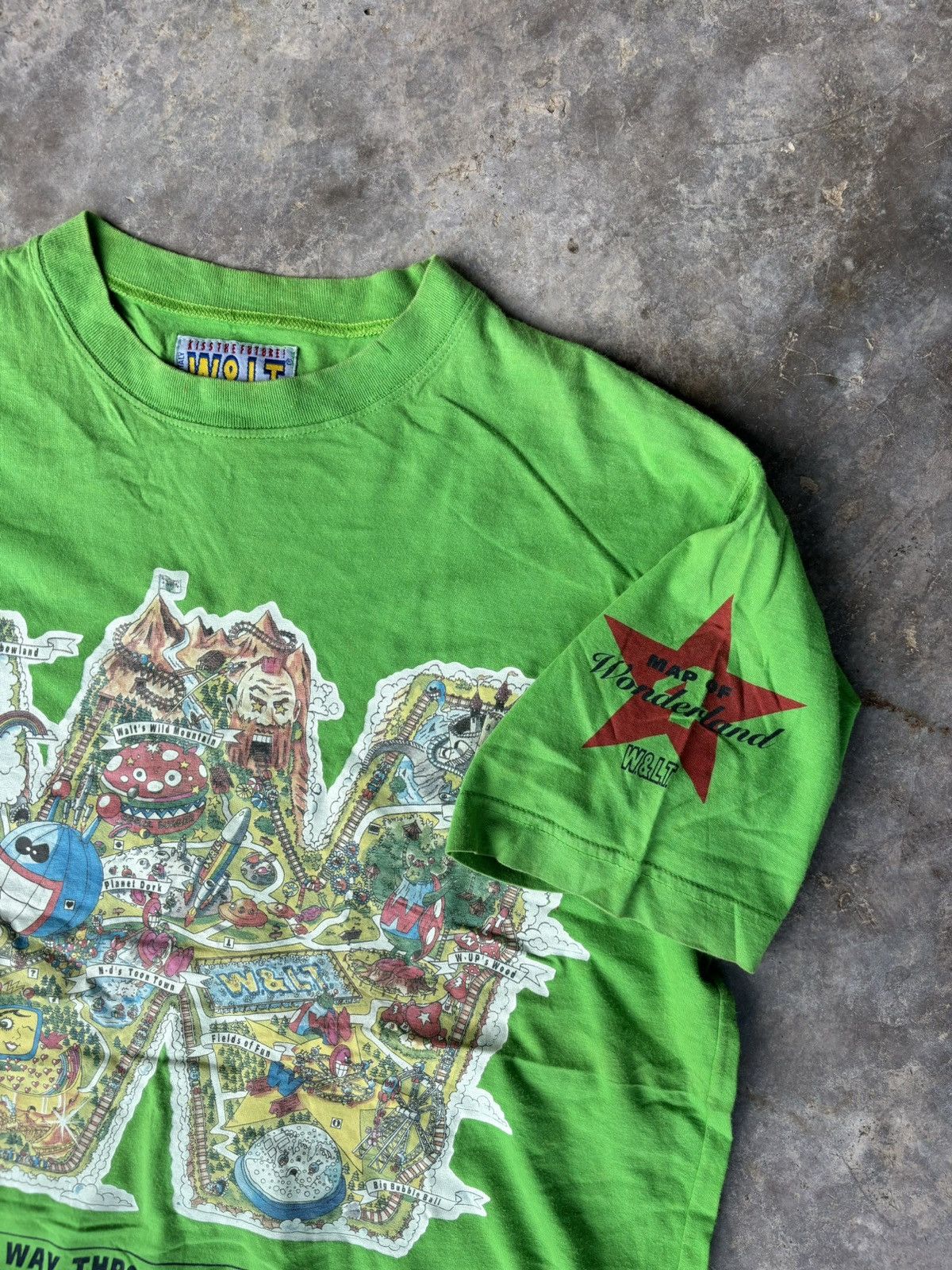 Walter Van Beirendonck Walter Van Beirendonck W & Lt Map Of Wonderland Tshirt Size US M / EU 48-50 / 2 - 6 Thumbnail