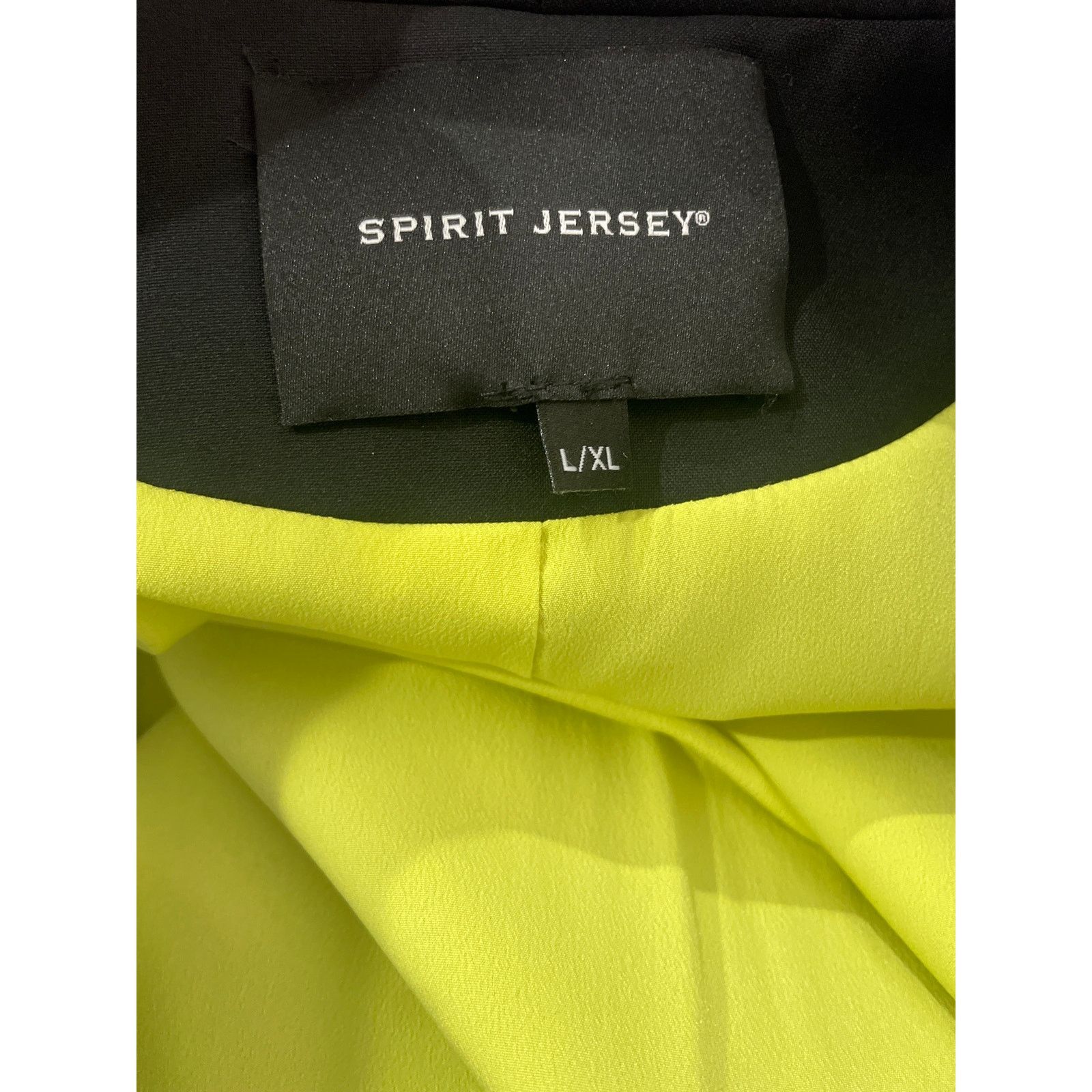 Other Spirit Jersey Blasé Black Blazer Suit Jacket Neon Lined L/XL Size L / US 10 / IT 46 - 2 Thumbnail