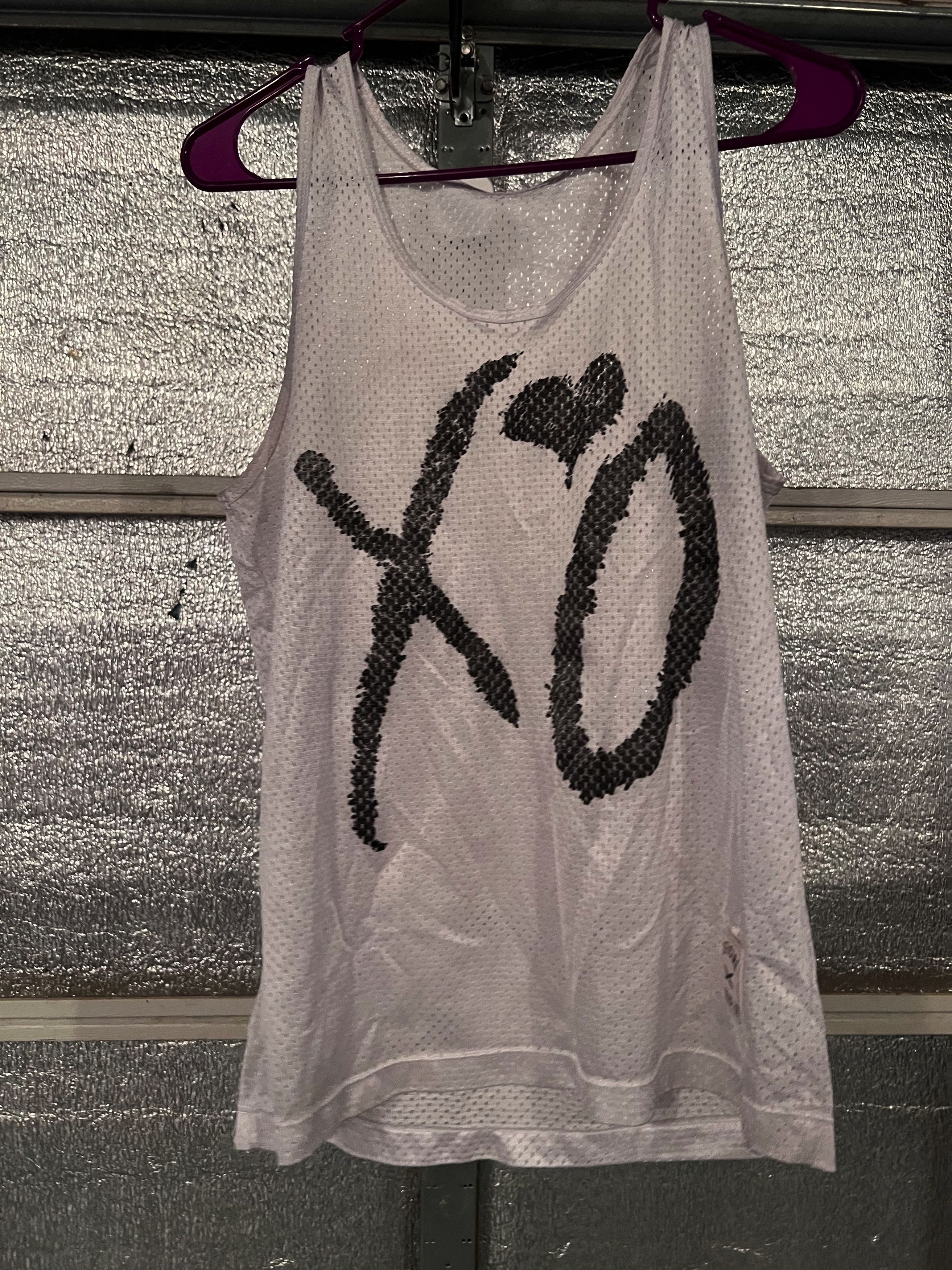 The Weeknd White XO Tank top Official Issue Size Small