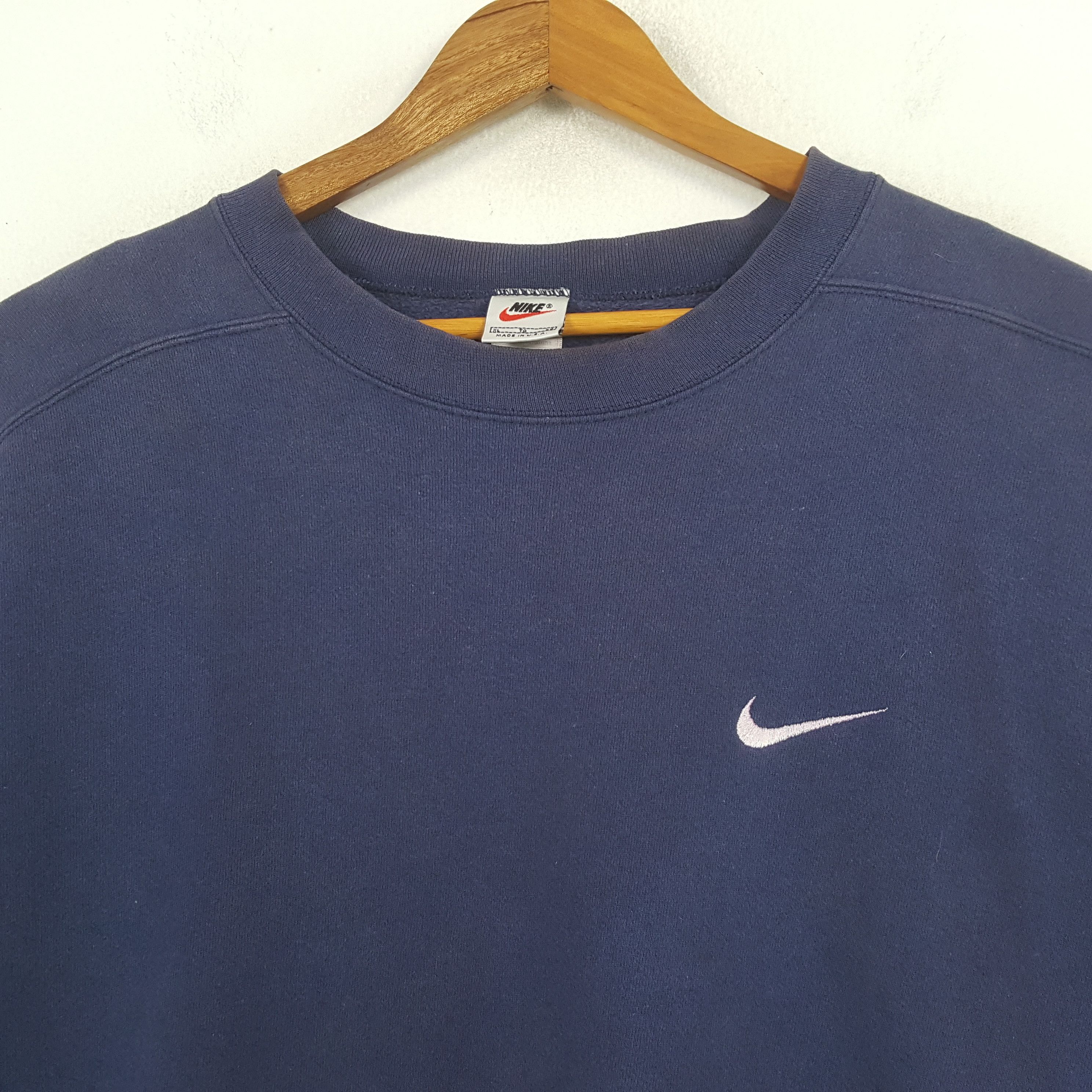 Nike × Vintage Vintage NIKE Swoosh Design Sportswear Sweatshirt C291N15 Size US XXL / EU 58 / 5 - 2 Thumbnail