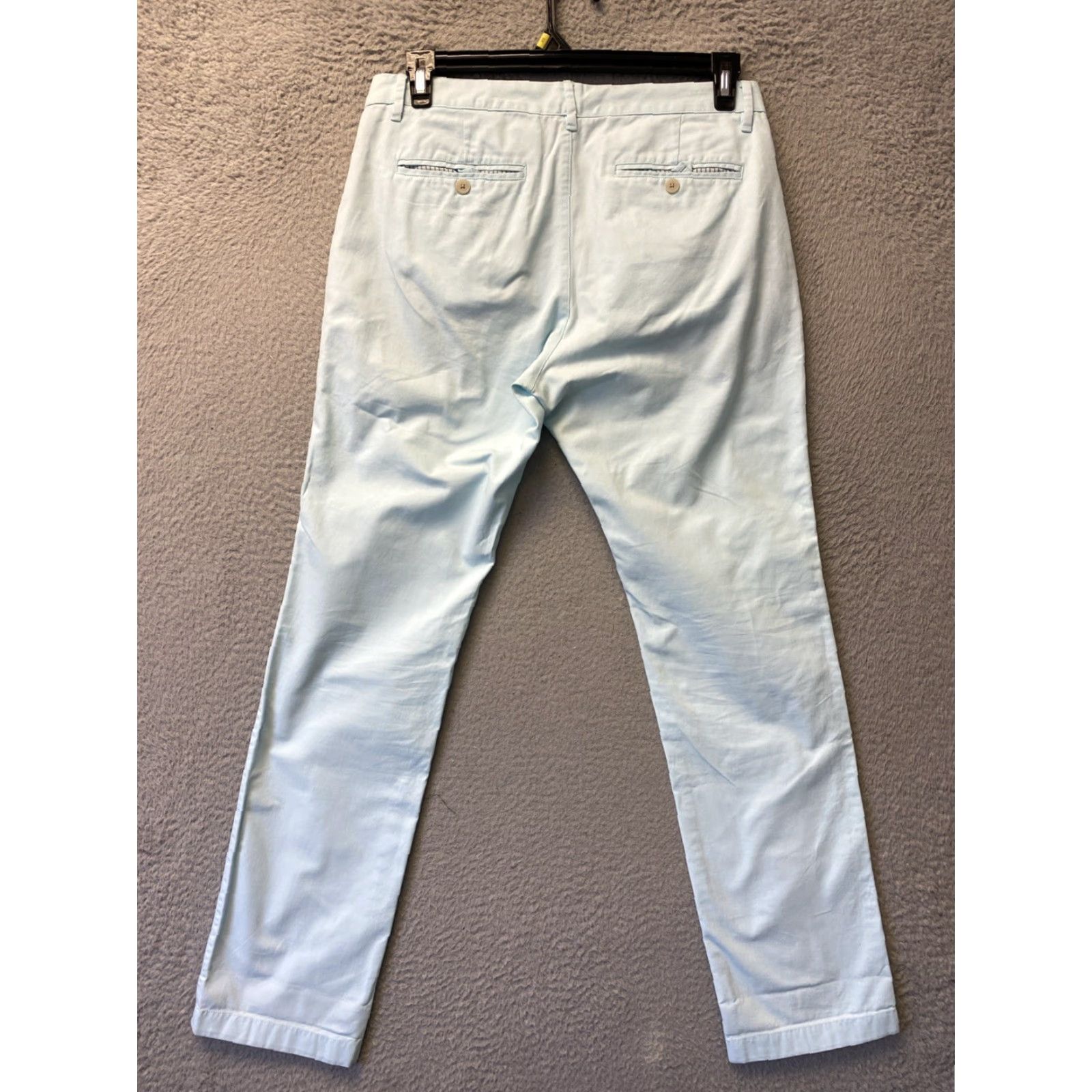 Bonobos VINTAGE Bonobos Men's Chino Pants Slim Taper 32x32 Light Turquoise Cotton Casual Mens Size US 32 / EU 48 - 7 Thumbnail