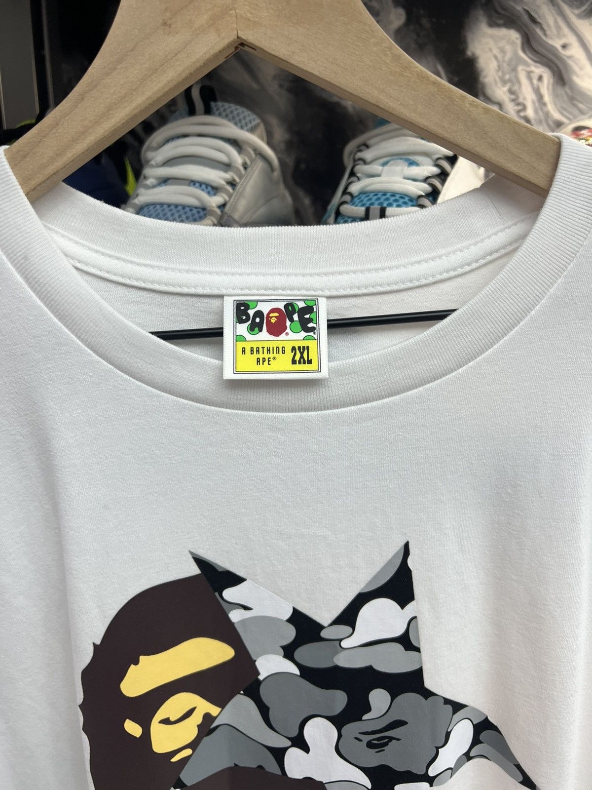 Bape Bape Camo T-Shirt Size US XXL / EU 58 / 5 - 6 Thumbnail
