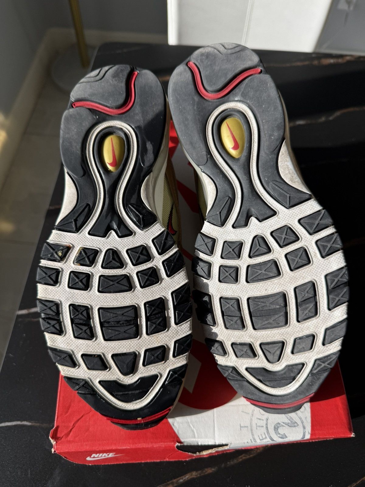 Nike Nike Air Max 97 OG Gold Size US 9 / EU 42 - 3 Thumbnail