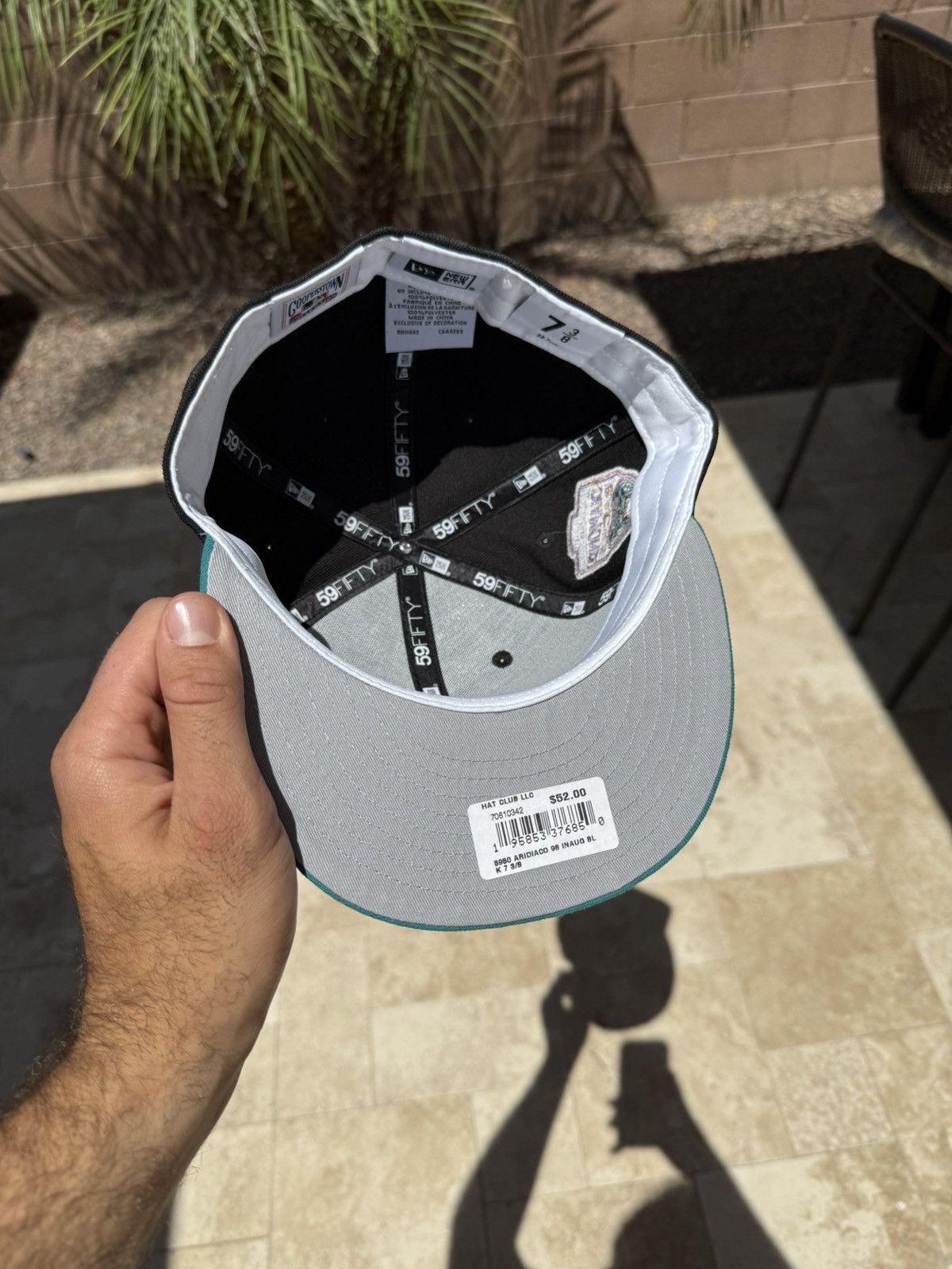 Hat Club Hat Club Diamond Backs inaugural patch Az Exclusive Size 38 - 3 Thumbnail