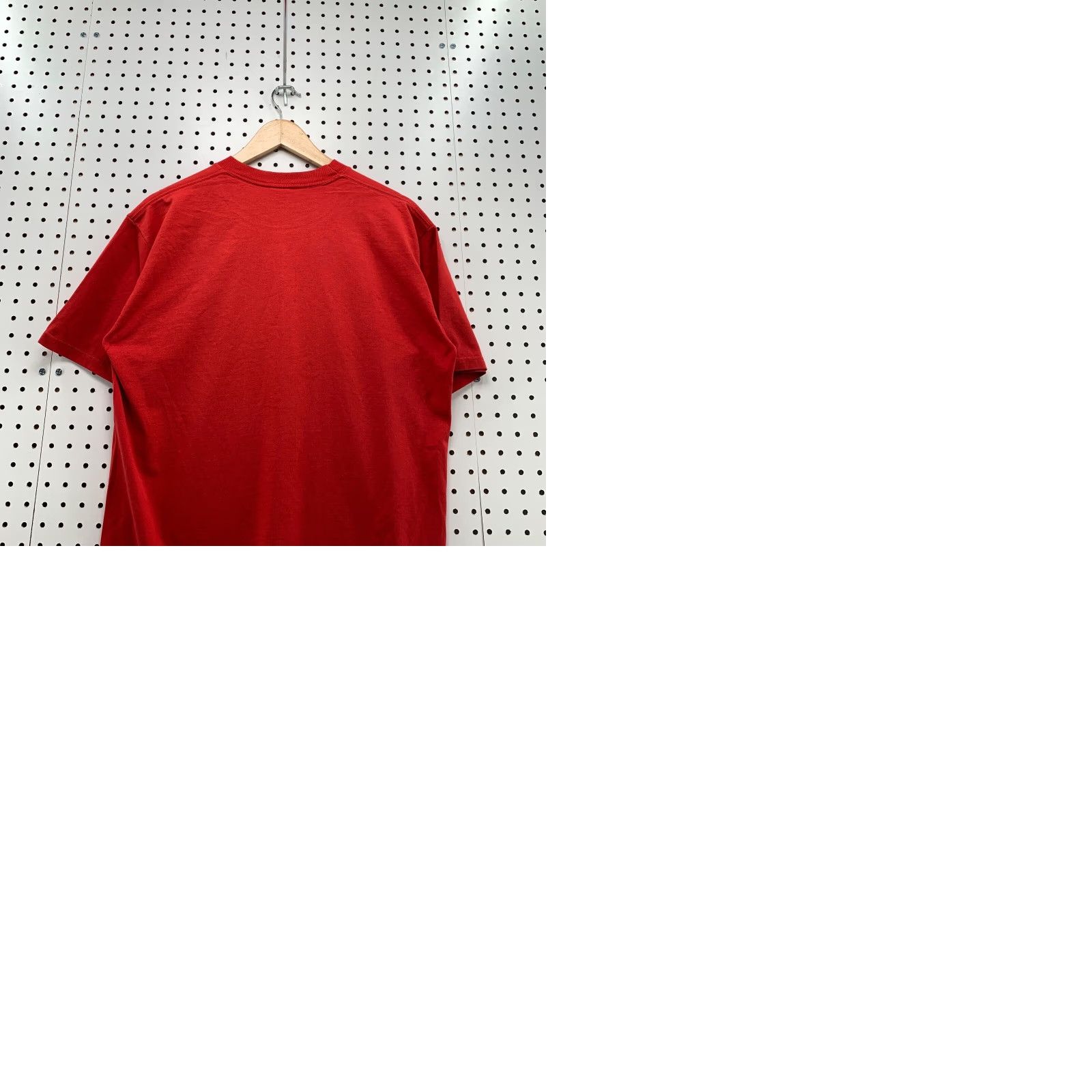 Jerzees VINTAGE Jerzees Shirt Mens L Red 90s Made in USA 50/50 Cotton Blend Crew Neck Short Sleeve T-Shirt Size US L / EU 52-54 / 3 - 9 Thumbnail