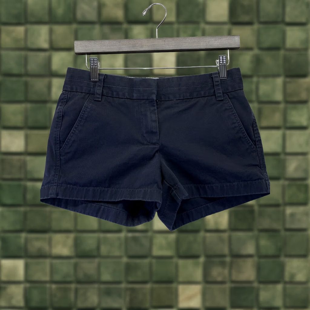 J.Crew J.CREW Chino Shorts Women’s SZ 2 Weathered Blue Cotton Flat Front Casual, Travel, Walking, Beach, School (Inseam 3 in) Mens Womens Girls Boys Size 26" / US 2 / IT 38 - 1 Thumbnail