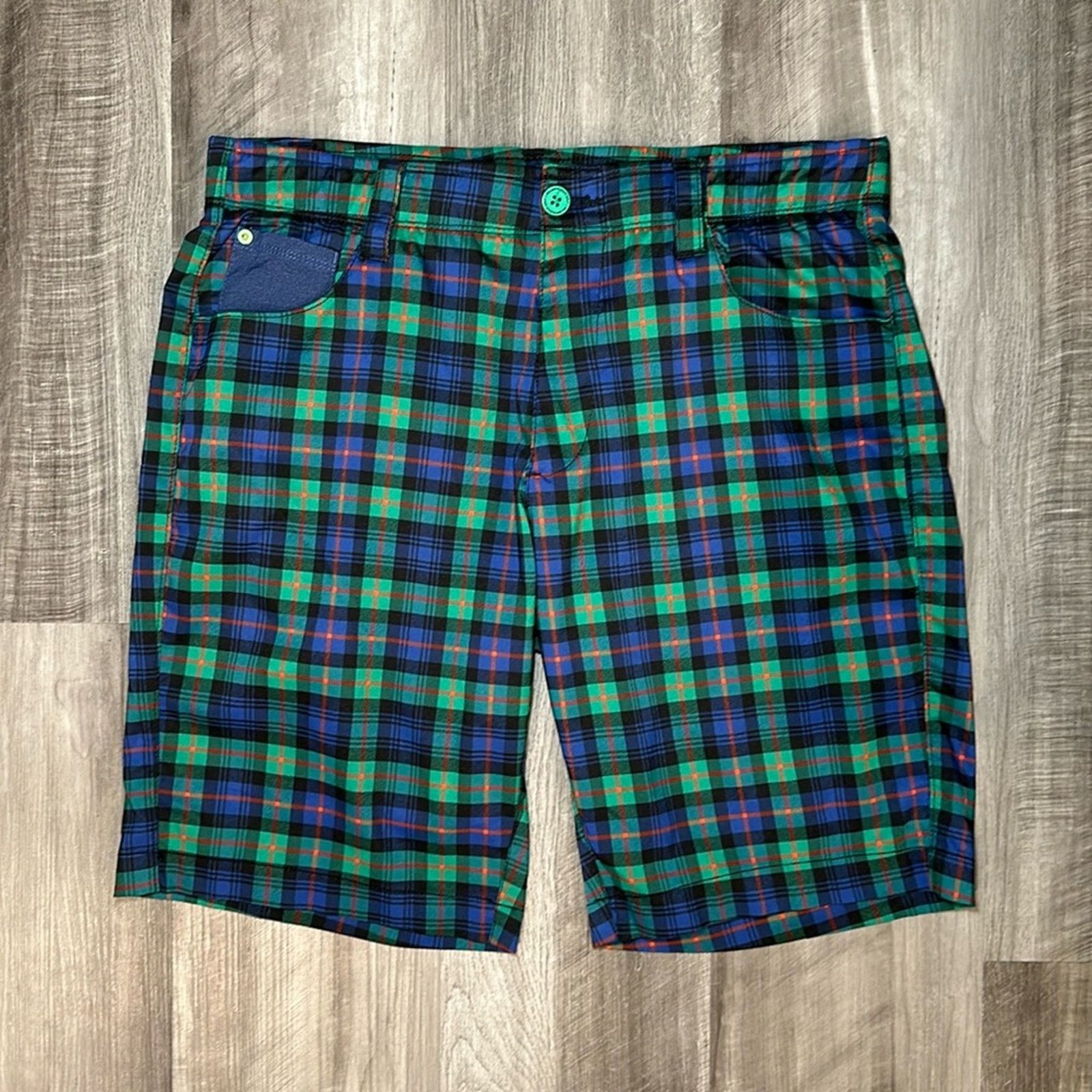 Other William Murray Straight Fit Plaid Golf Shorts - 34 Size US 34 / EU 50 - 1 Thumbnail