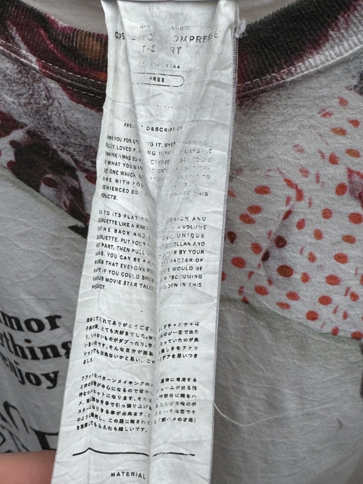 Doublet DOUBLET TOY CAPSULE MOVIE POSTER FACEOUT COMPRESSED T-SHIRT Size US L / EU 52-54 / 3 - 6 Thumbnail
