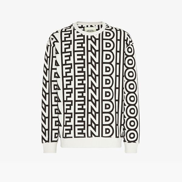 Fendi o1w1db10724 Sweatshirt in Black/White Size US S / EU 44-46 / 1 - 1 Thumbnail