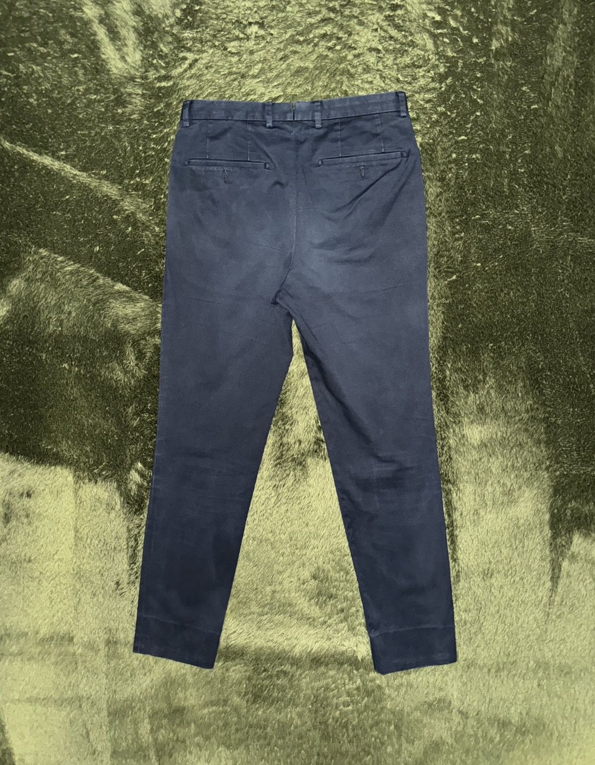 Hugo Boss Hugo Boss Japan Vintage Washed Cotton Trousers Navy Size US 30 / EU 46 - 7 Thumbnail