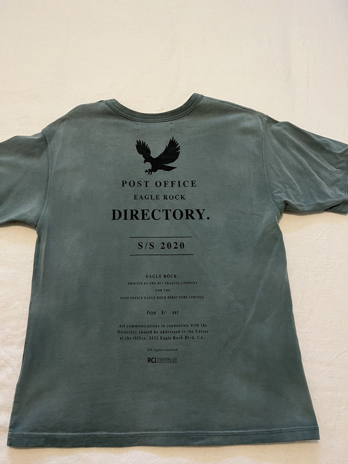 Reese Cooper Post Office Directory Aged Tee Size US S / EU 44-46 / 1 - 5 Thumbnail