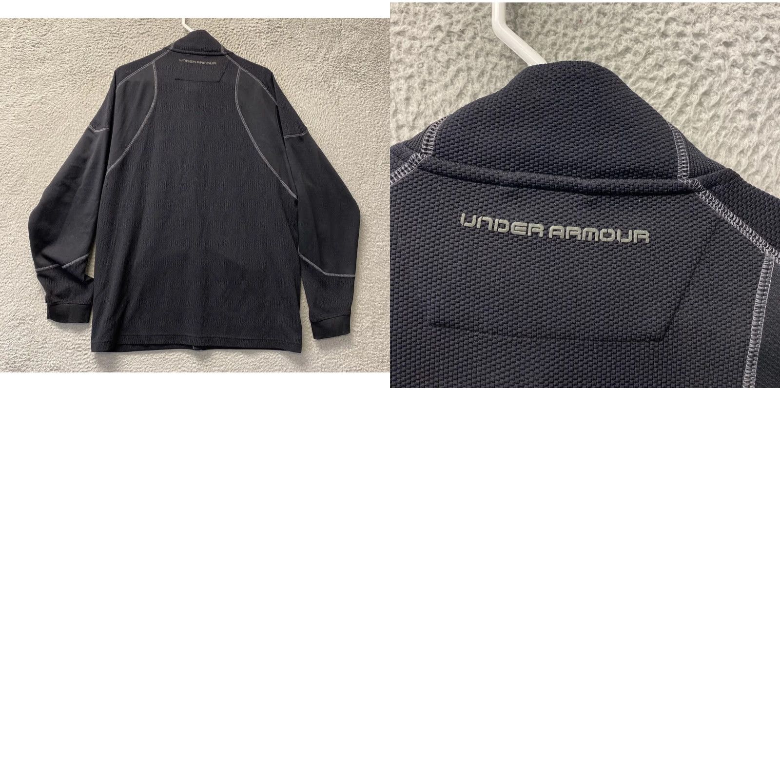Under Armour Under Armour Jacket Men XL Black Full Zip Logo Sport / 104-44 Track Jacket Activewear Men XS? Wait. Size US XL / EU 56 / 4 - 8 Thumbnail
