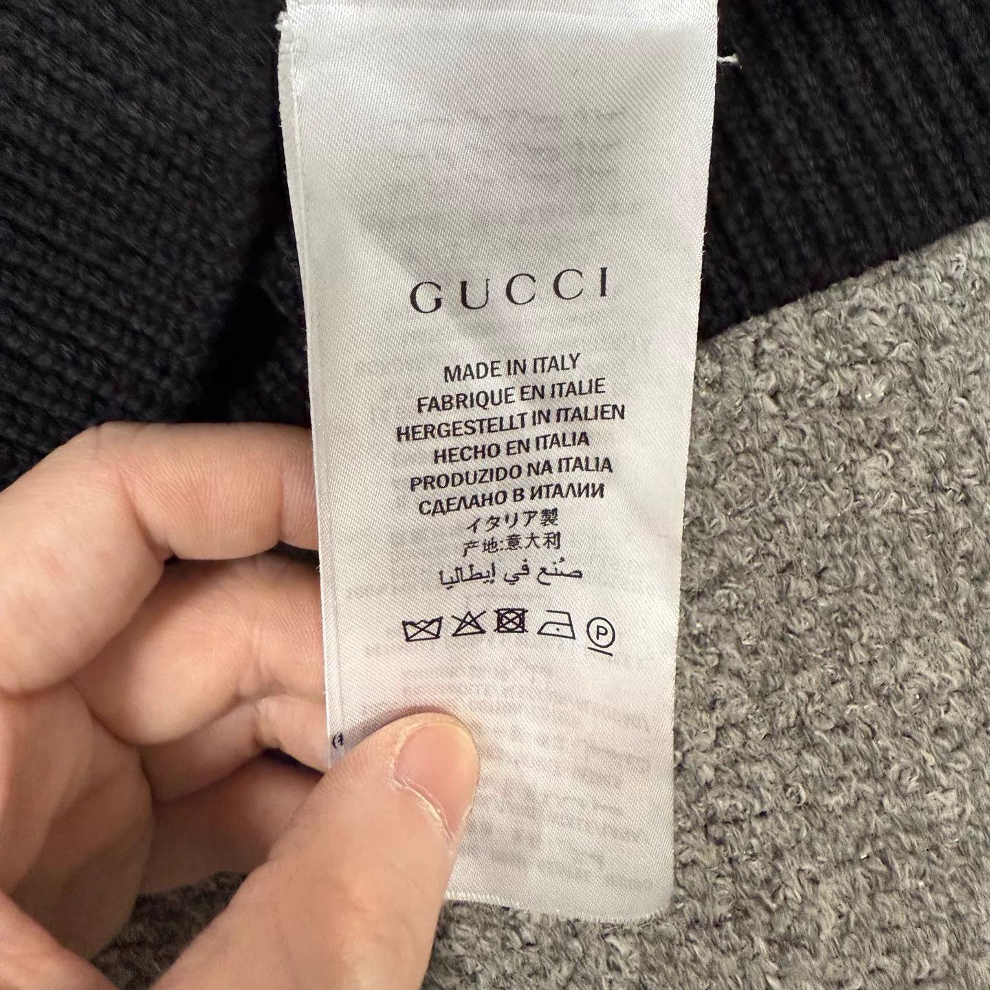 Gucci Gucci Wool Knit Jacket Black Striped Bee Embroidery M 99 New Size M / US 6-8 / IT 42-44 - 4 Thumbnail