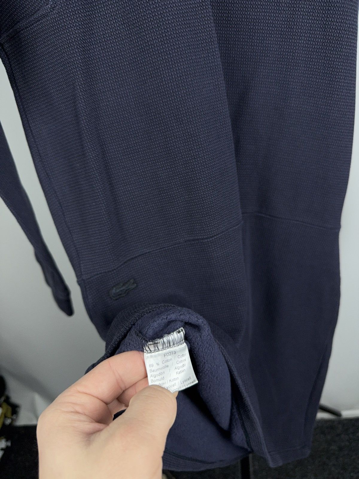 Lacoste Luxury 00s Lacoste Navy Knit Long Sleeve Dress Size S / US 4 / IT 40 - 9 Thumbnail