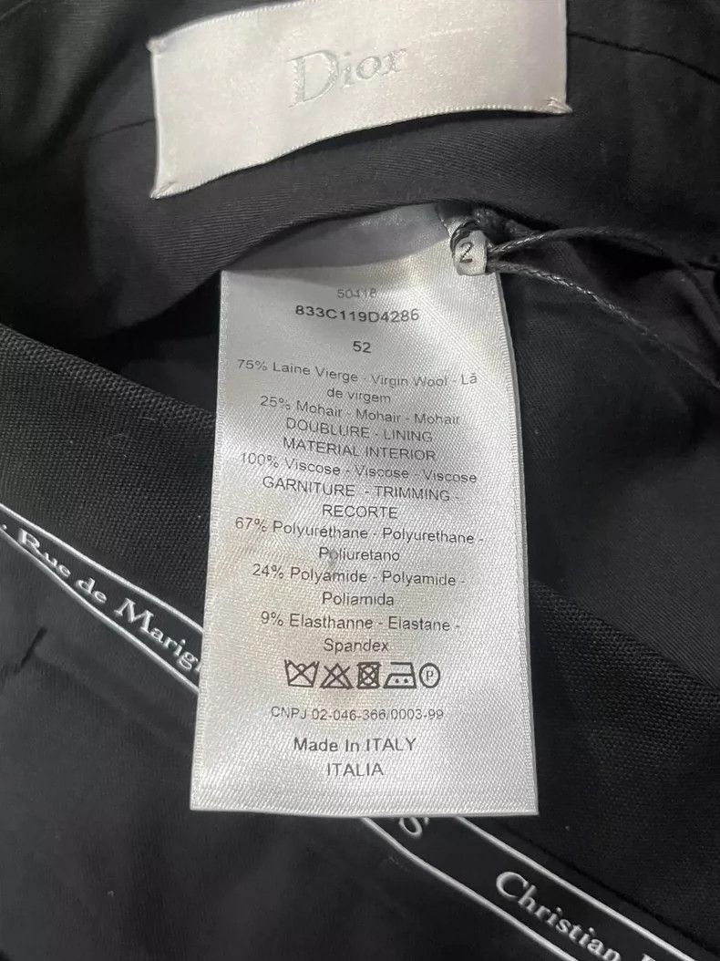 Dior Dior Black Trousers Size 52-2506 Size US 44 / EU 60 - 7 Thumbnail