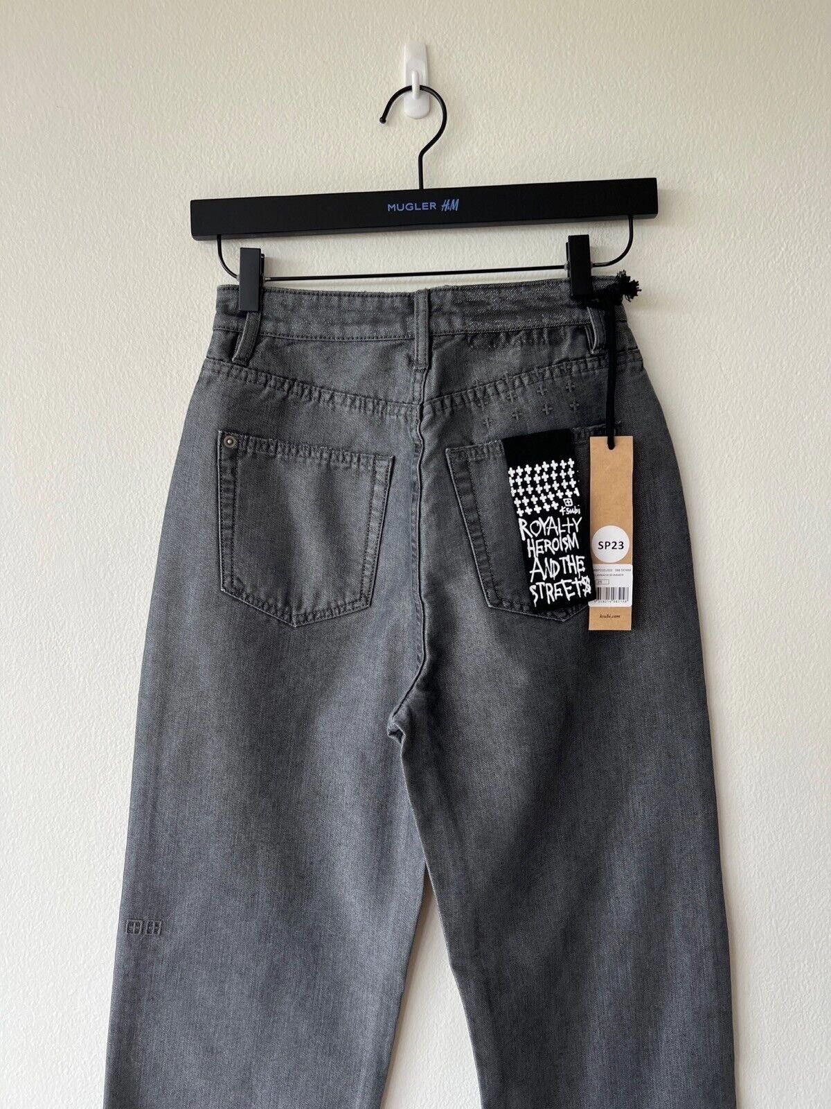 Ksubi new Ksubi womens jean playback shimmer grey metallic 8 26 Size 26" / US 2 / IT 38 - 6 Thumbnail