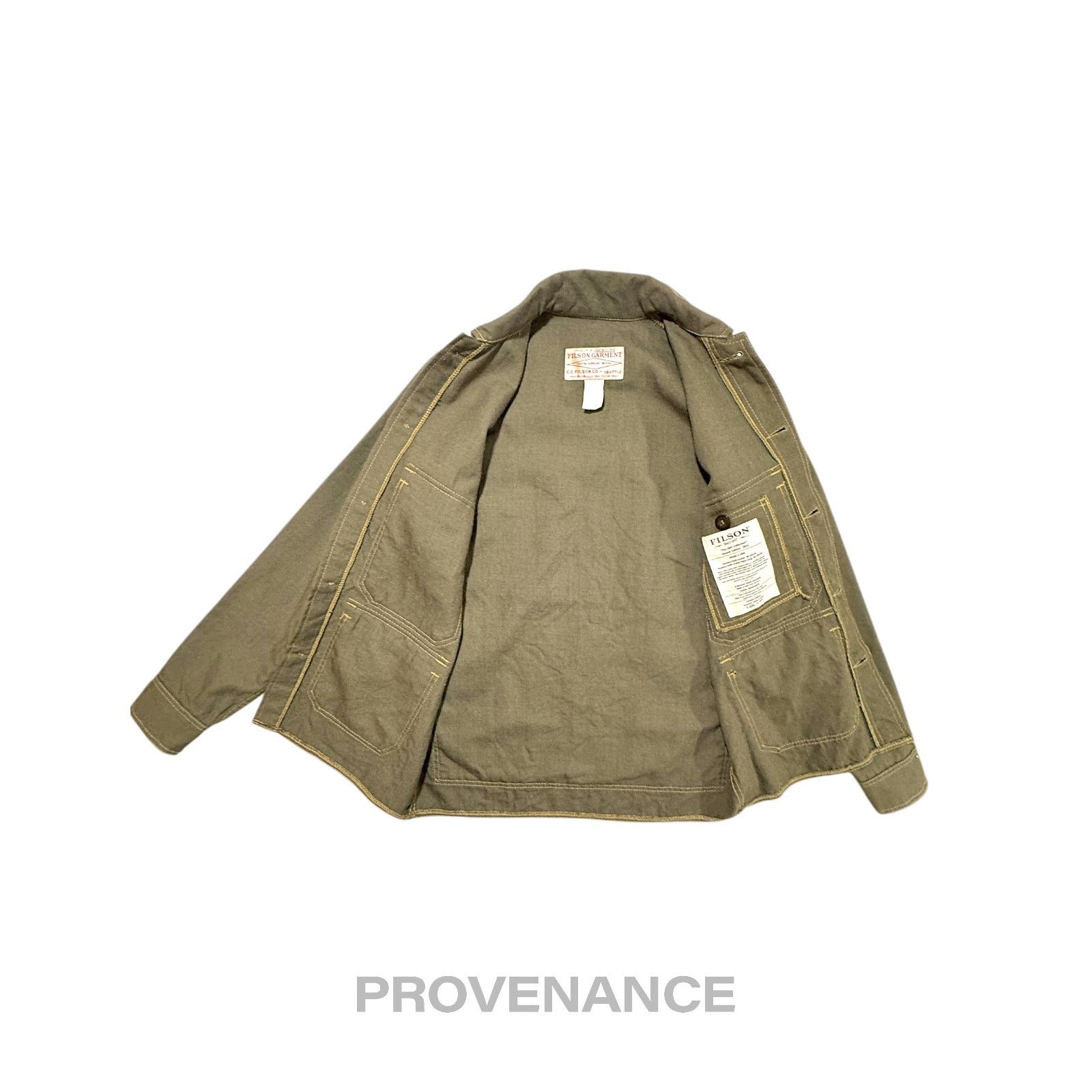 Filson 🔴 Filson 1897 Ltd Ed Forestry Cloth Cruiser Olive 36 XS Size US XS / EU 42 / 0 - 5 Thumbnail