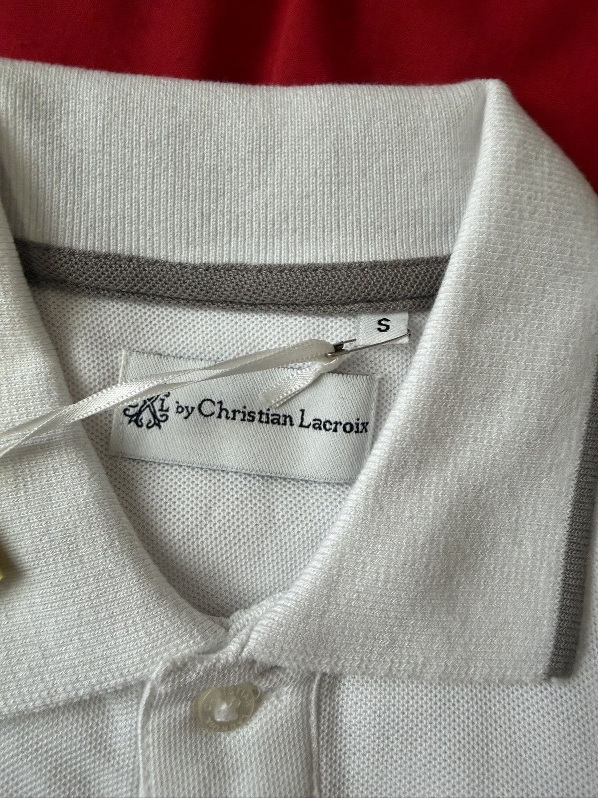 Christian Lacroix Christian Lacroix Men’s White Polo Shirt size S Size US S / EU 44-46 / 1 - 2 Thumbnail