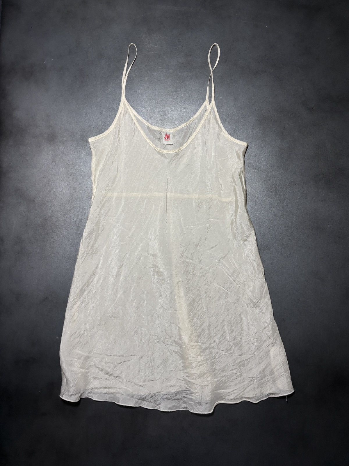 Johnny Was 90s Johnny Was Silk Camisole JW Los Vintage Sheer Slip Dress Size S / US 4 / IT 40 - 14 Thumbnail