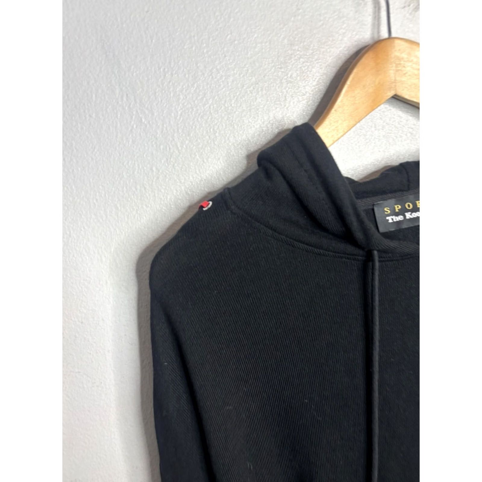 The Kooples VINTAGE The Kooples Sport Hoodie Womens 3 Black Lace Up Sleeve Cropped Sweatshirt Size XS / US 0-2 / IT 36-38 - 2 Thumbnail
