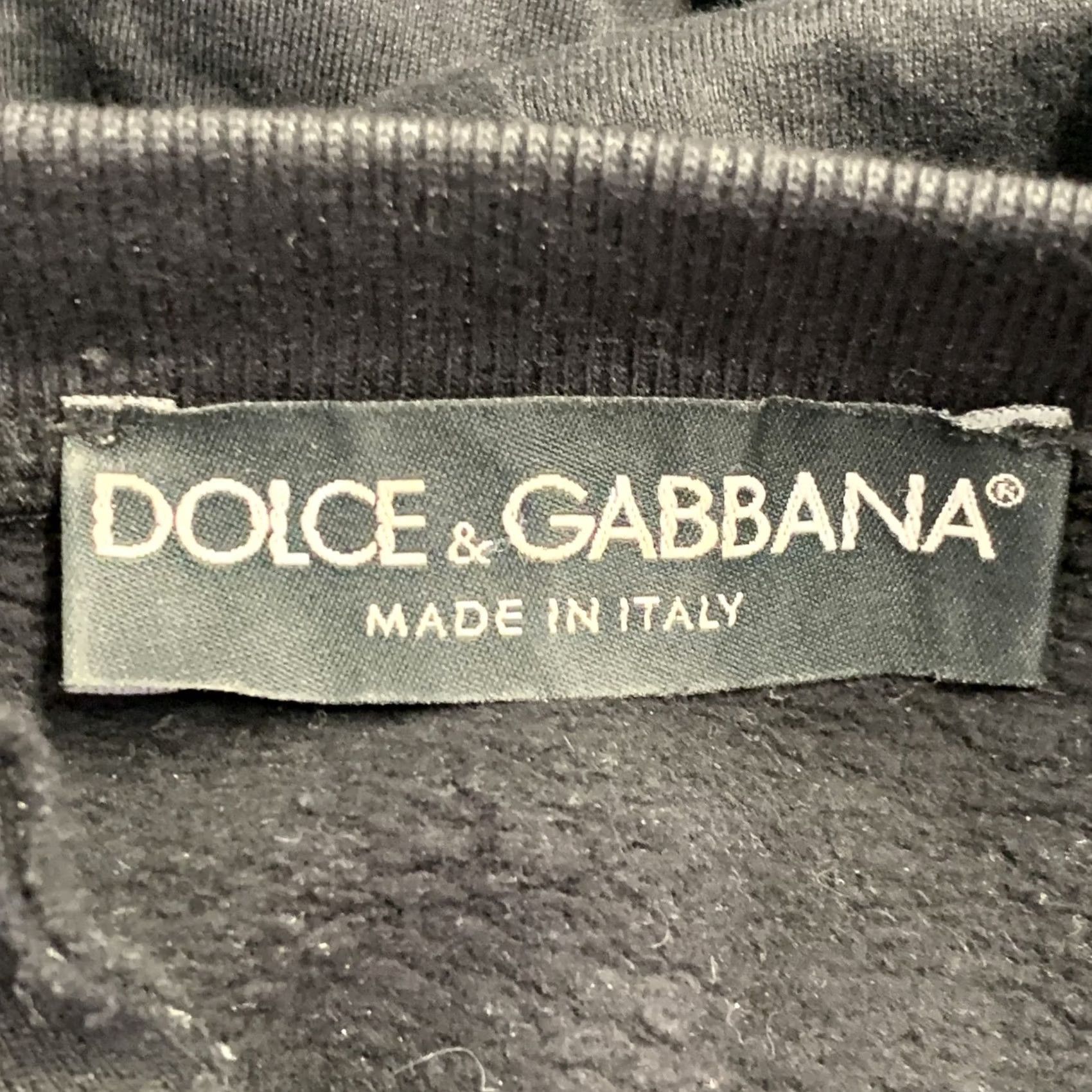 Dolce & Gabbana Dolce & Gabbana Size S Black Muhammad Ali Print Cotton Hooded Sweatshirt Size US S / EU 44-46 / 1 - 6 Thumbnail