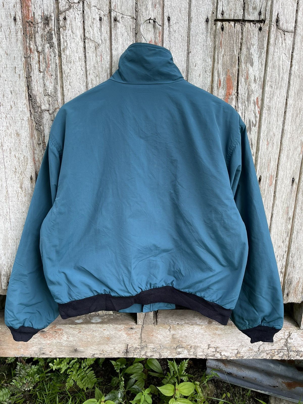 L.L. Bean Vintage L.L. Bean Teal Warm-Up Jacket – Fleece Lined 90s Size US M / EU 48-50 / 2 - 8 Thumbnail