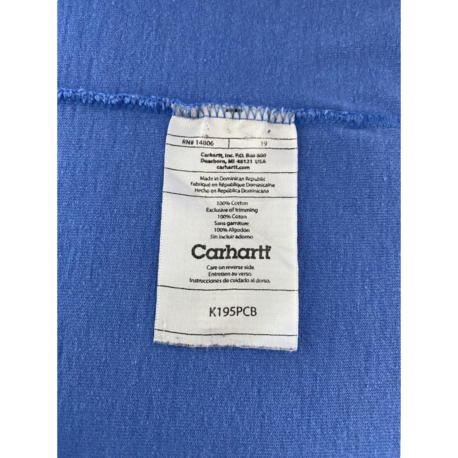 Carhartt VINTAGE Carhartt Shirt Mens Large Workwear Graphic Tee T-Shirt Spell Out Work Casual Size US L / EU 52-54 / 3 - 5 Thumbnail