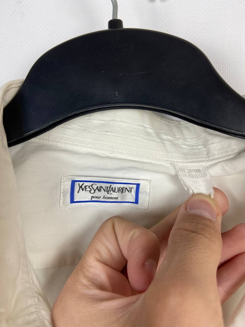 Vintage YSL YvesSaintLaurent Vintage Men’s Shirt Button Ups Size US M / EU 48-50 / 2 - 5 Thumbnail