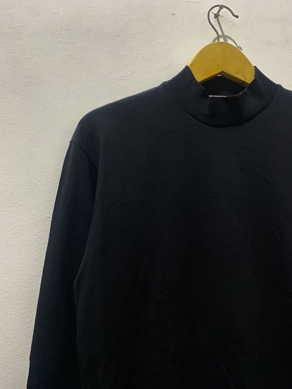 Hysteric Glamour Hysteric Glamour Minimalist Black Mock Neck Long Sleeve Size ONE SIZE - 2 Thumbnail