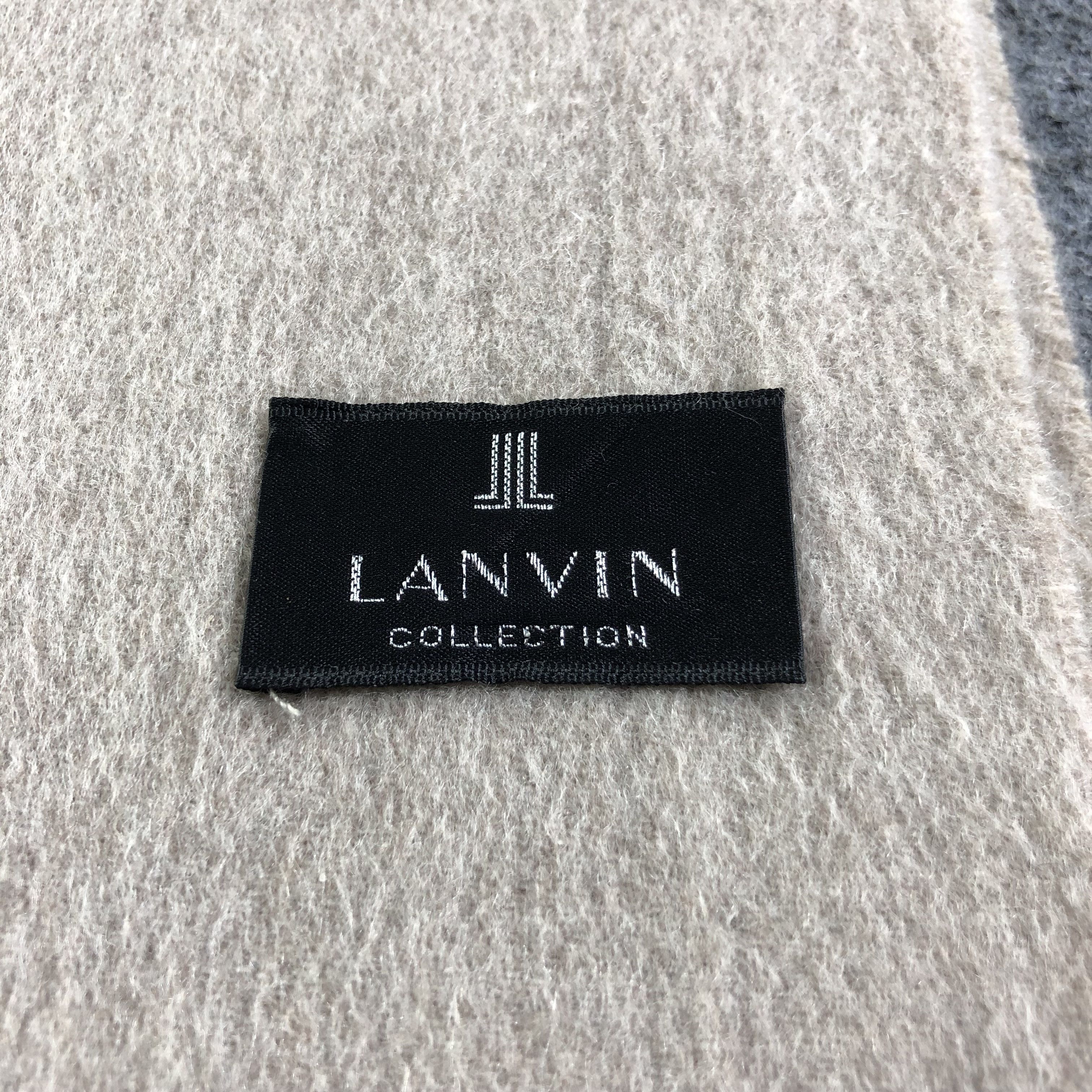 Lanvin Lanvin Cashmere Scarf Muffler V1877 Size ONE SIZE - 4 Thumbnail