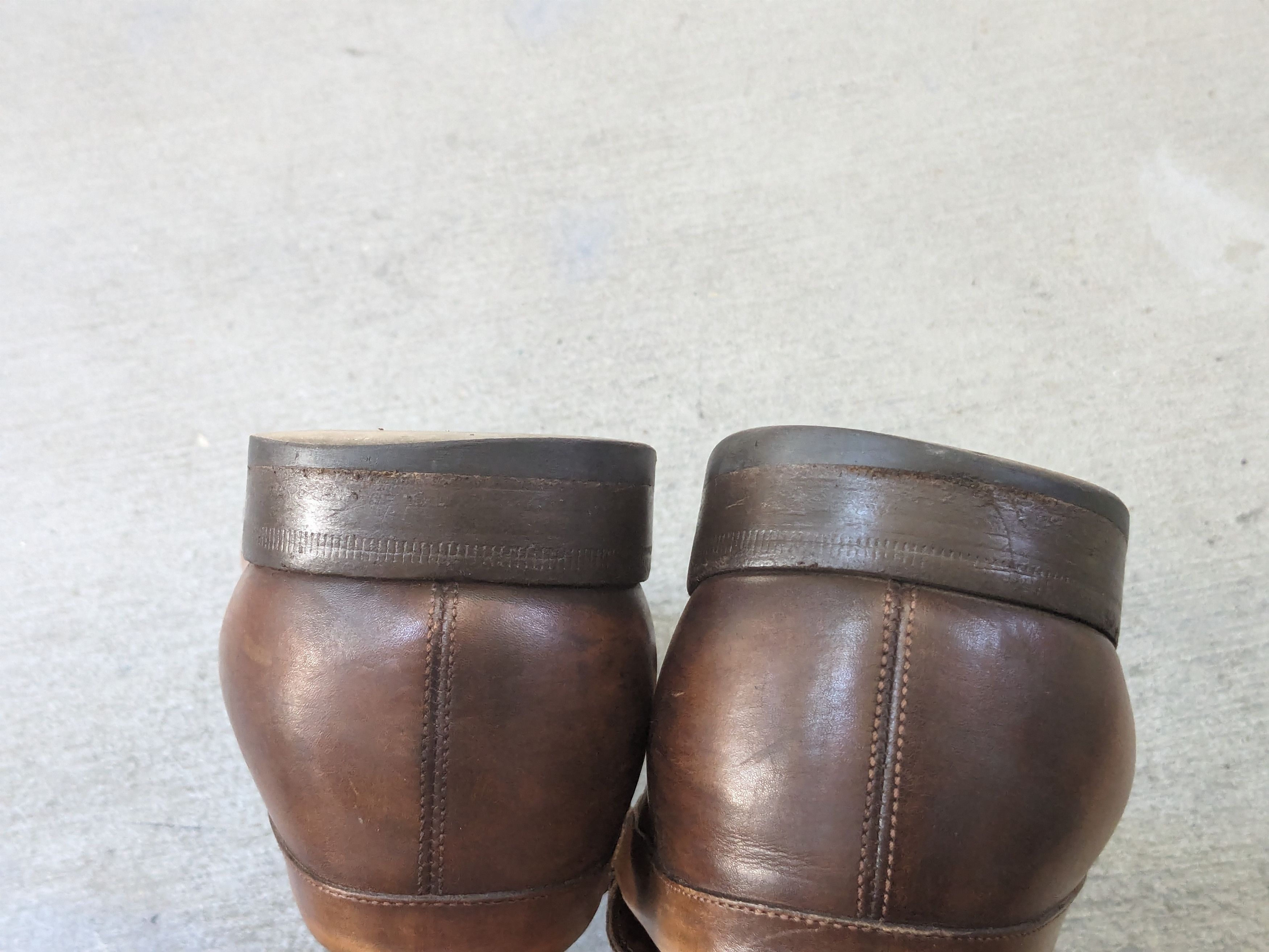 Gucci × Vintage Gucci Loafers Brown 9 Slip Ons Buckle GG Ombre Patina Size US 9 / EU 42 - 19 Thumbnail