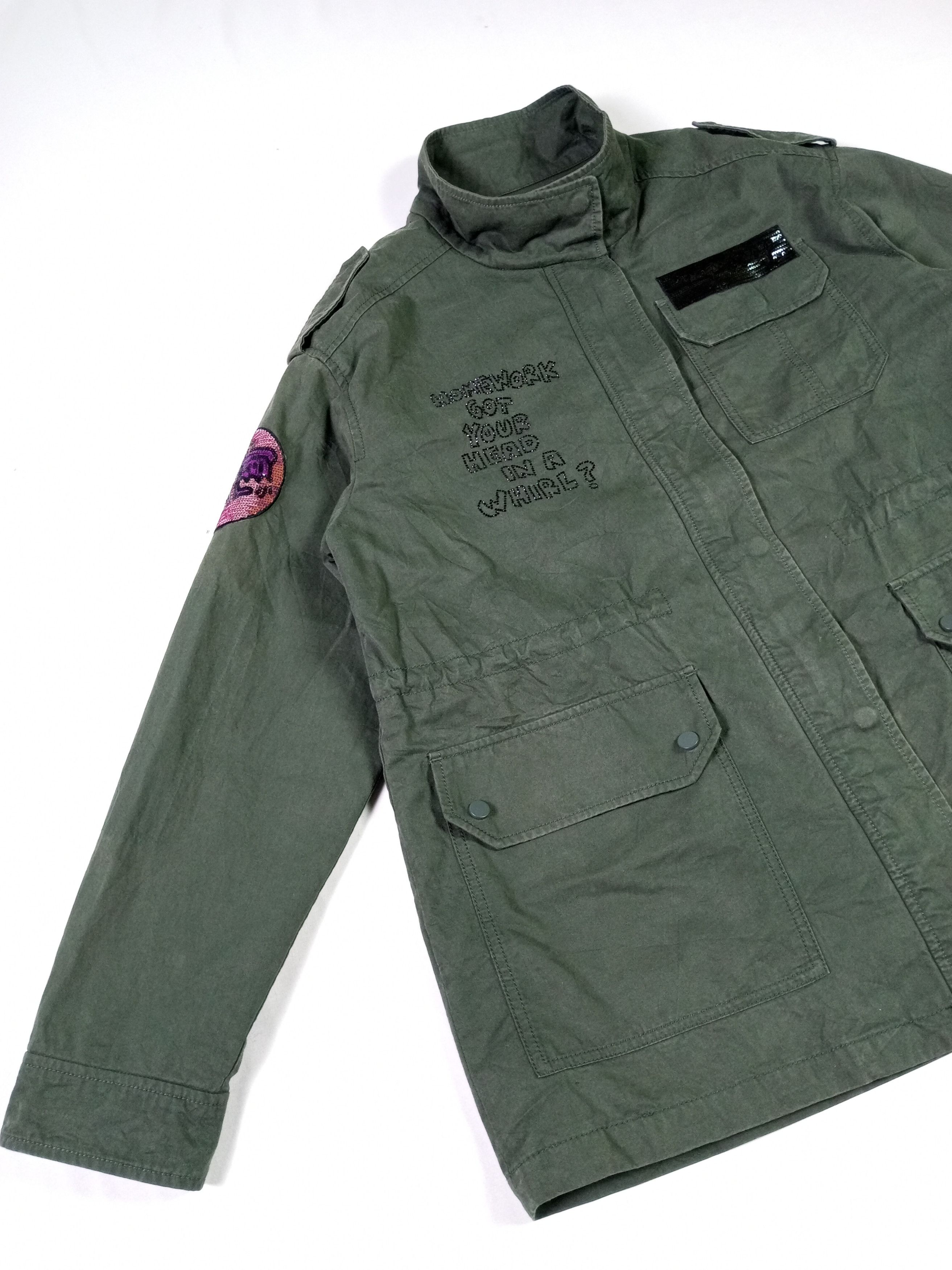 Japanese Brand GGPX X KEITH HARING ANDY MOUSE Parka Jacket Size US M / EU 48-50 / 2 - 3 Thumbnail