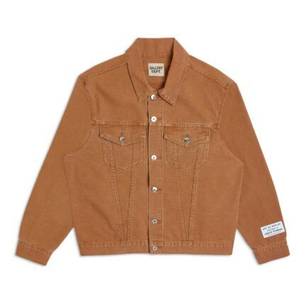 Gallery Dept. o1mle0725 Trucker Canvas Jacket in Tan Brown Size US S / EU 44-46 / 1 - 1 Preview