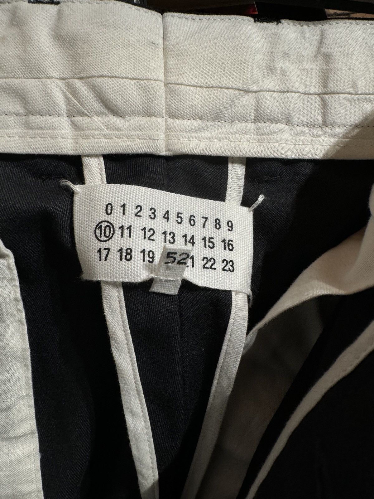 Maison Margiela FW19 DARK NAVY PANTS SNAP TROUSERS CHINOS TRACK WIDE LEG Size US 35 - 5 Thumbnail