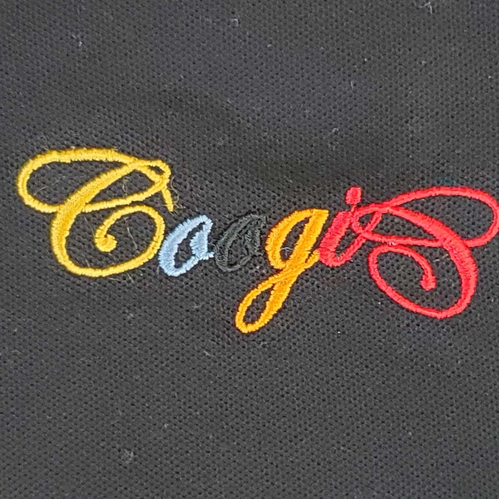 Coogi COOGI Polo Shirt Men 3XL Colorblock Graphic 90s Y2k Streetwear Hip Hop Multicolor Cotton Knit Short Sleeve Collared Logo All Seasons Easy Care Size US XXL / EU 58 / 5 - 5 Thumbnail