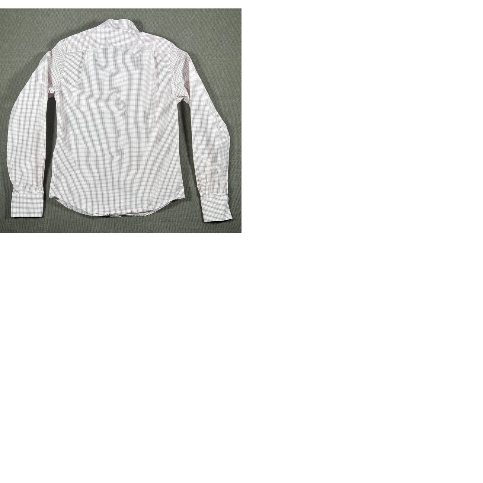 Abercrombie & Fitch Abercrombie & Fitch Muscle Fit Long Sleeve Shirt Red Micro Check Medium Size US M / EU 48-50 / 2 - 9 Thumbnail