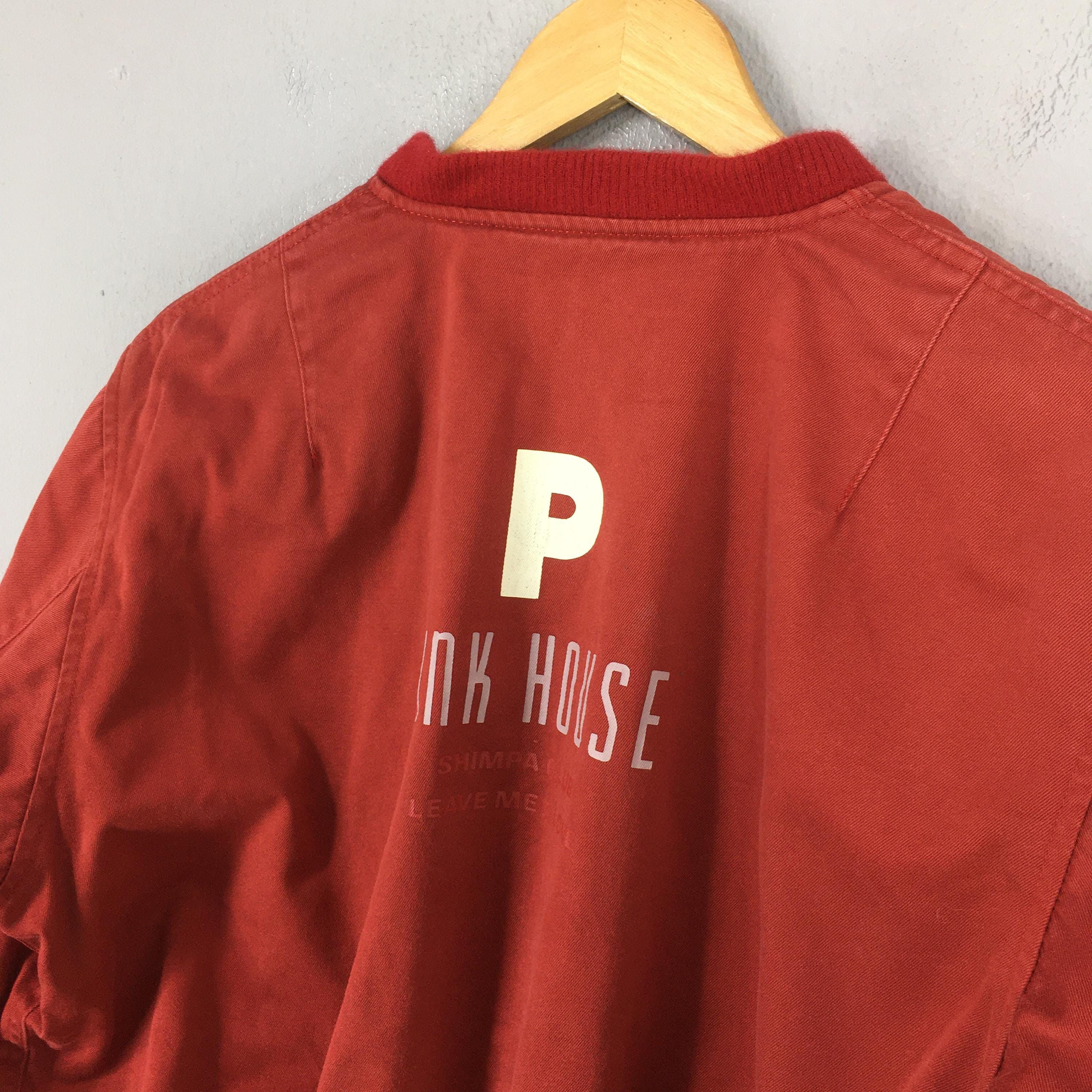 Pink House Vintage Pink House Japan Red Bomber Jacket Medium Size US M / EU 48-50 / 2 - 9 Thumbnail