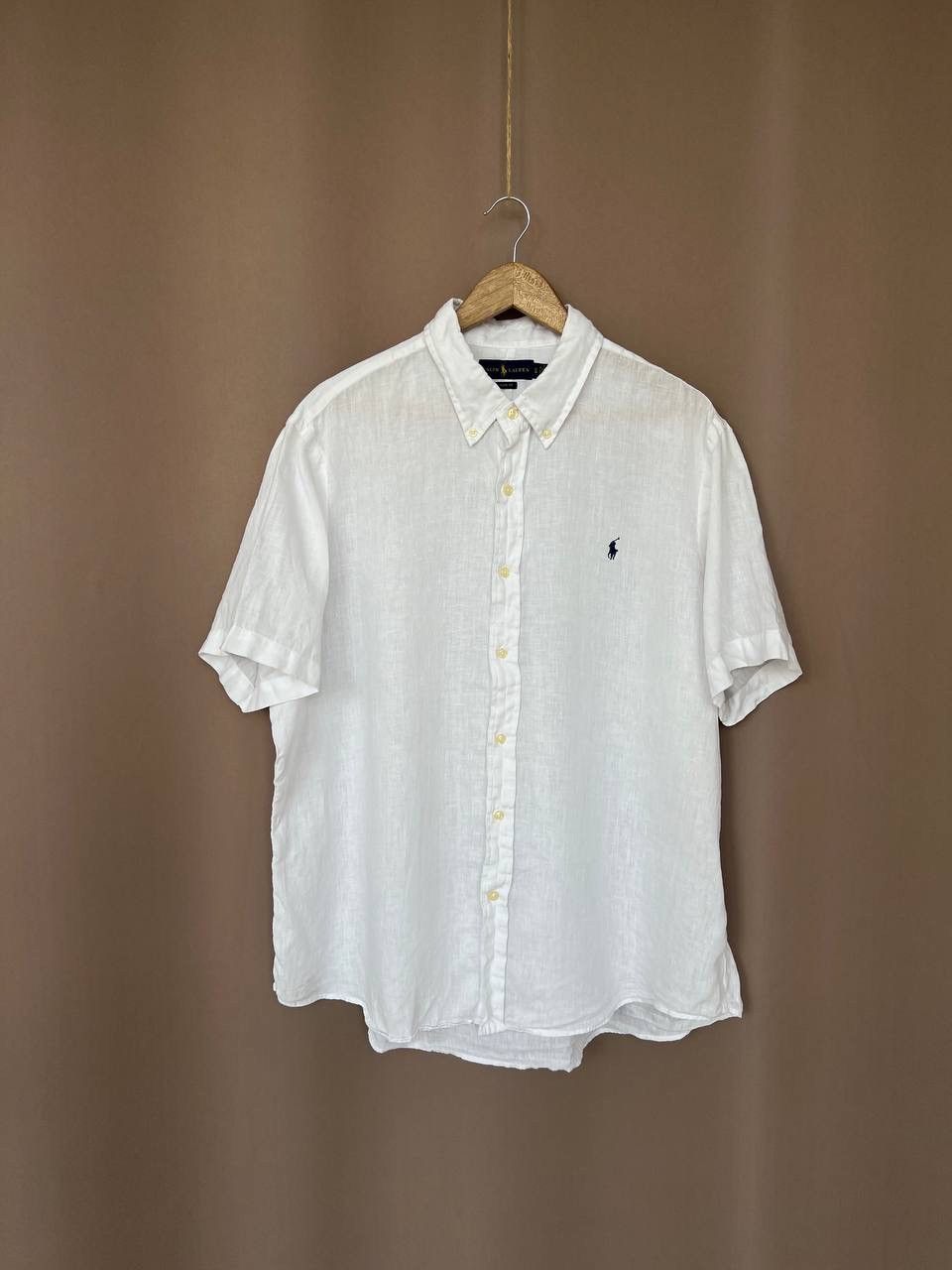 Ralph Lauren Ralph Lauren Linen Button Short Sleeve Shirt Mens Size XL Size US XL / EU 56 / 4 - 1 Thumbnail