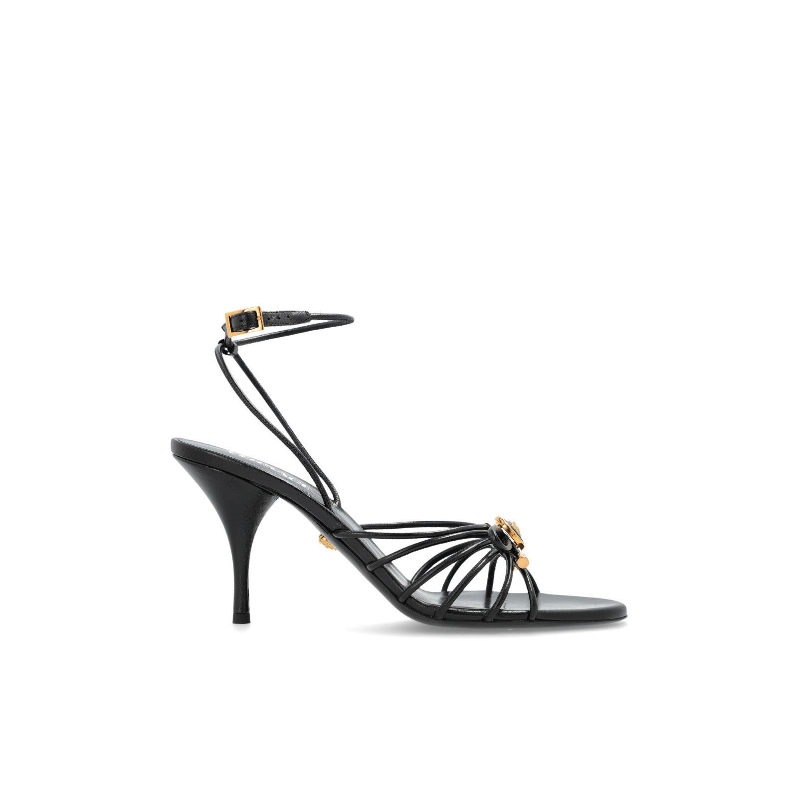 VERSACE Women's Black Heeled Sandals New And Authentic (Wome