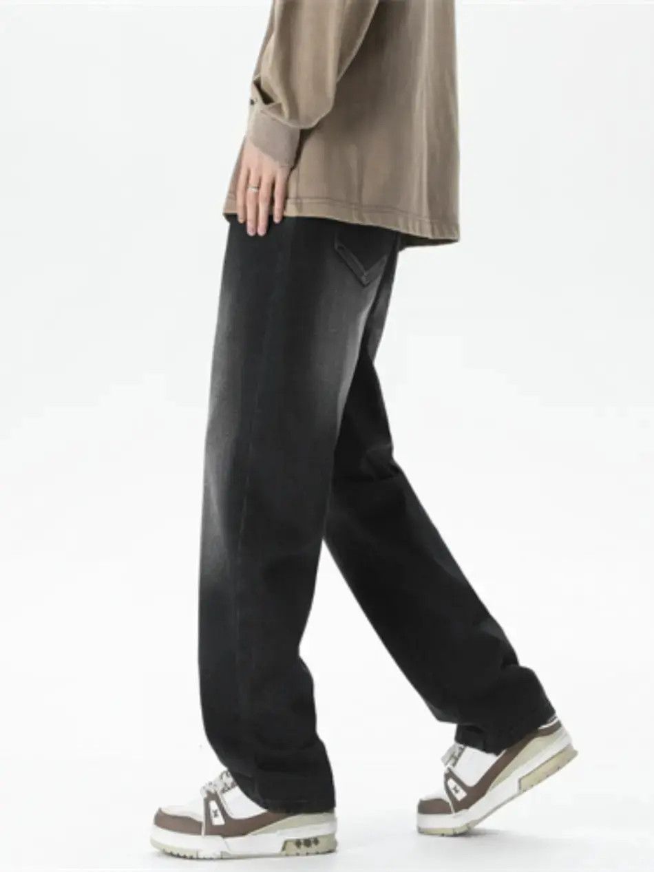 Japanese Brand Straight fit loose casual wide leg jeans Size US 32 / EU 48 - 6 Thumbnail