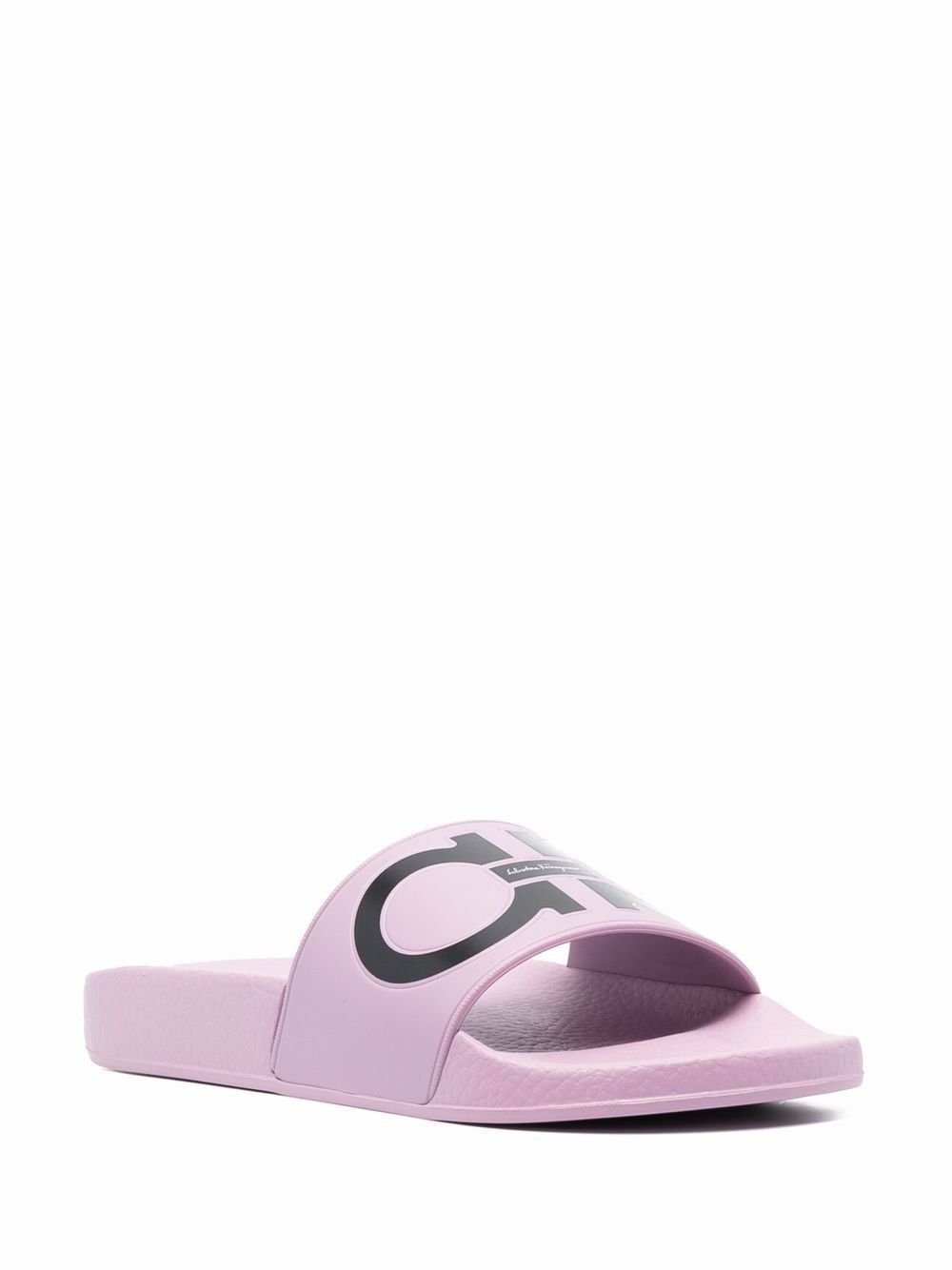 Salvatore Ferragamo o1y0426 Slippers in Lilac/Black Size US 6 / IT 36 - 3 Thumbnail