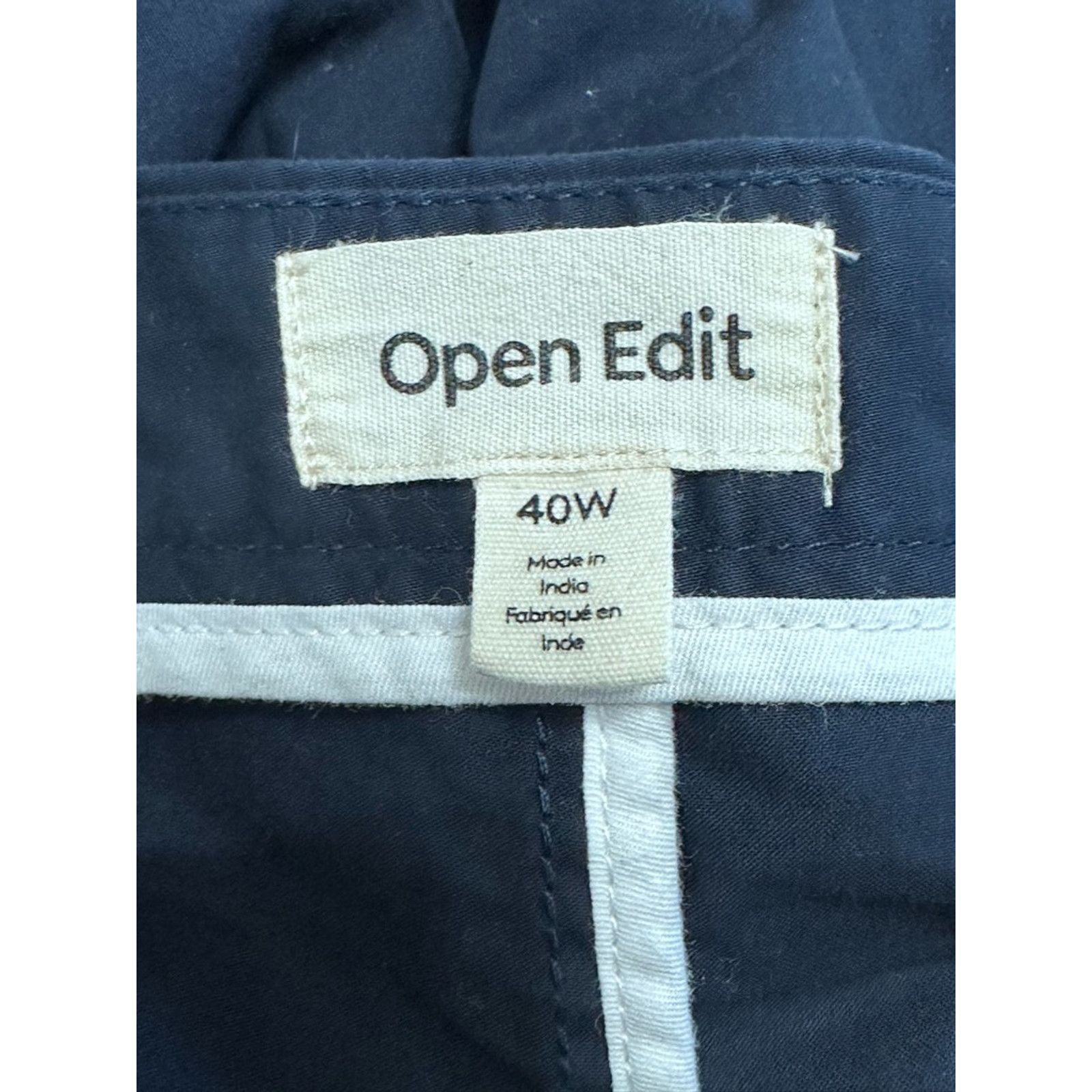 Other Open Edit Slim Fit Shorts Zip Fly Closure Pocket Blue 40 NWT Size US 40 / EU 56 - 8 Thumbnail